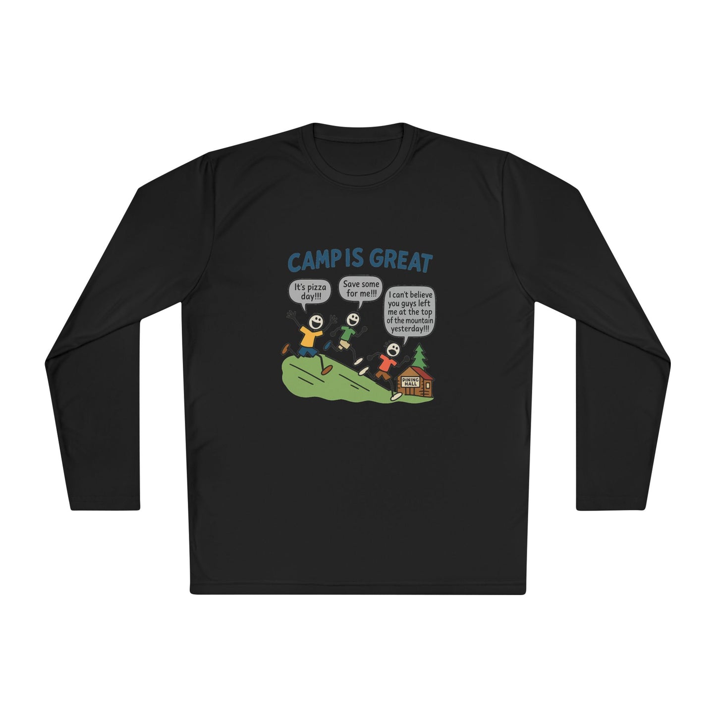 Unisex Lightweight Long Sleeve Tee Pizza Day