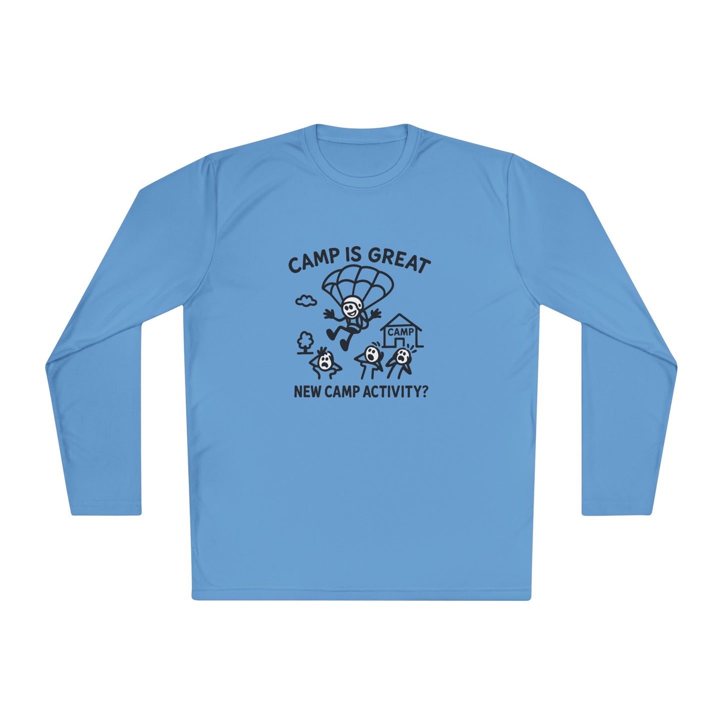 Unisex Lightweight Long Sleeve Tee Skydiving