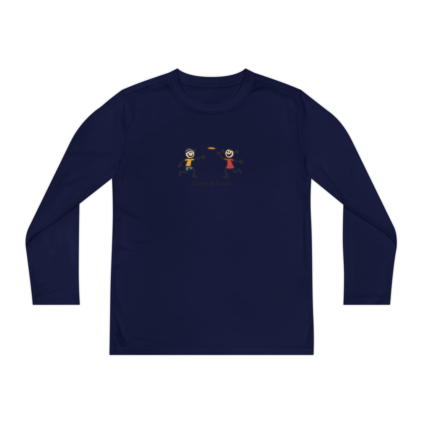 Youth Long Sleeve Competitor Tee Frisbee