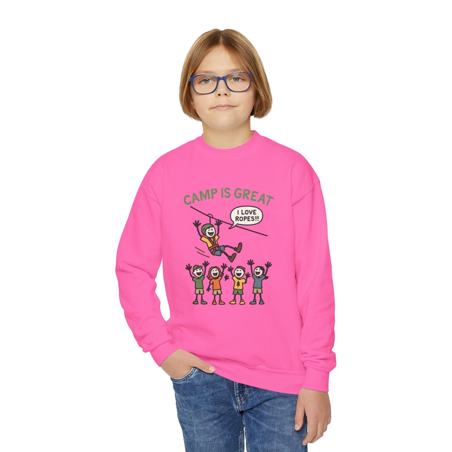 Youth Crewneck Sweatshirt Ropes