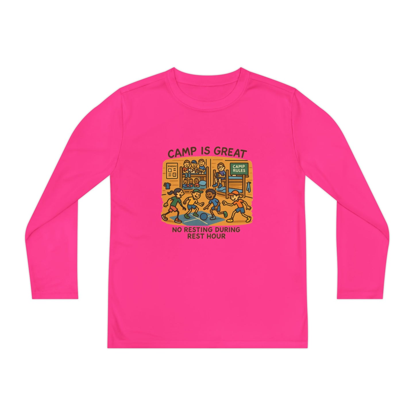 Youth Long Sleeve Competitor Tee Rest Hour