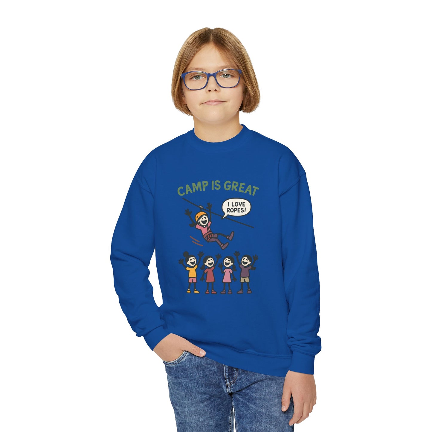 Youth Crewneck Sweatshirt Ropes