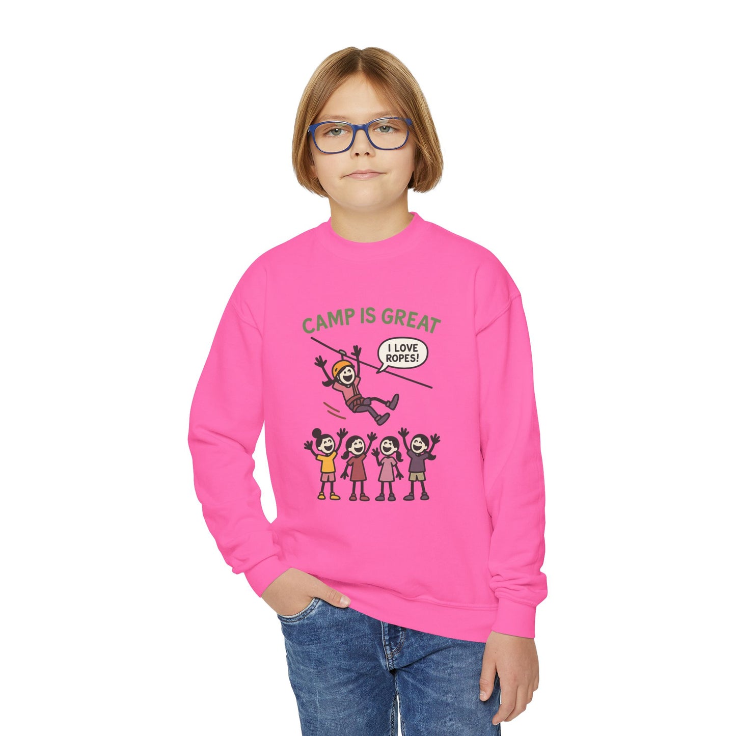 Youth Crewneck Sweatshirt Ropes