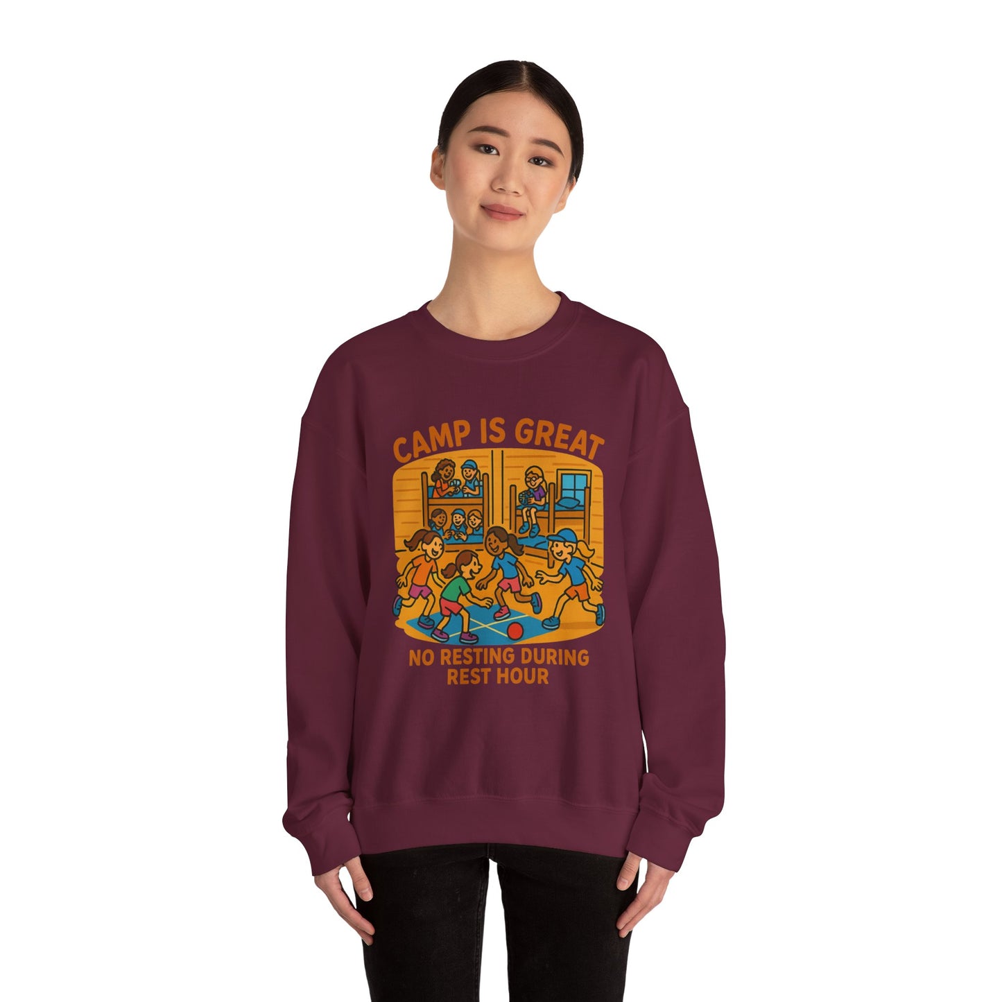Unisex Heavy Blend™ Crewneck Sweatshirt Rest Hour