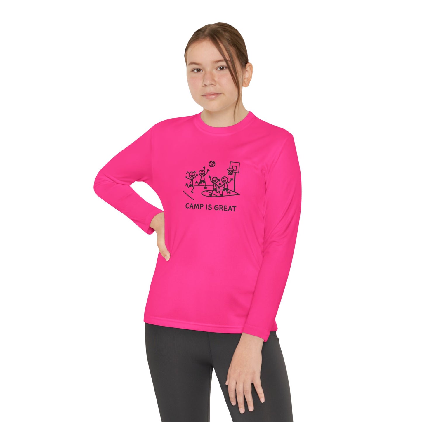 Youth Long Sleeve Competitor Tee Basketball
