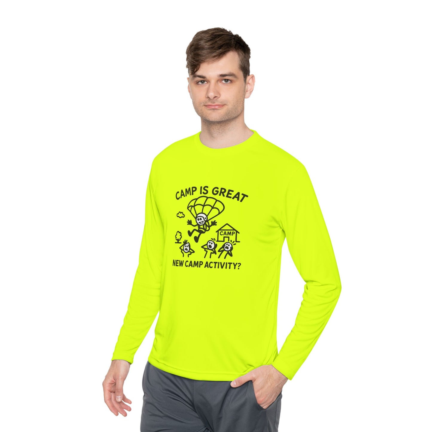 Unisex Lightweight Long Sleeve Tee Skydiving