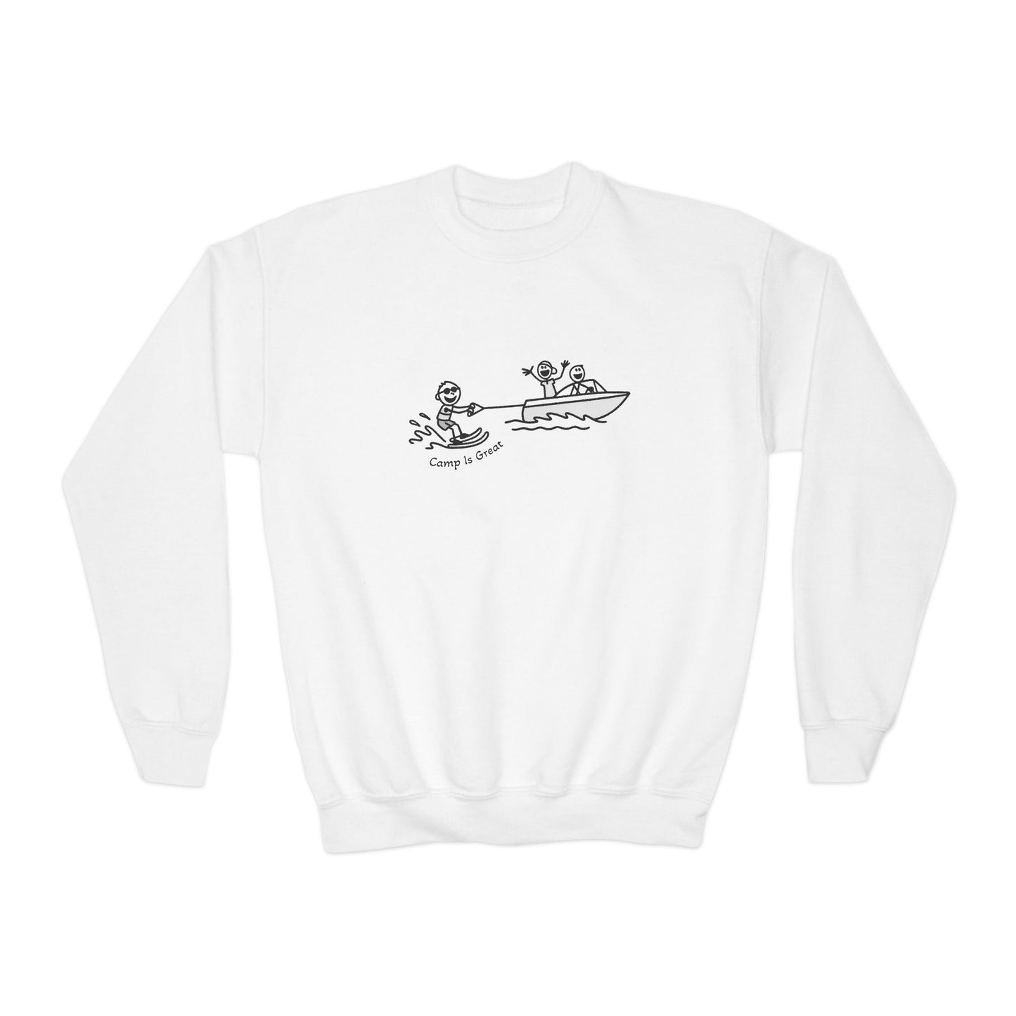 Youth Crewneck Sweatshirt Waterski