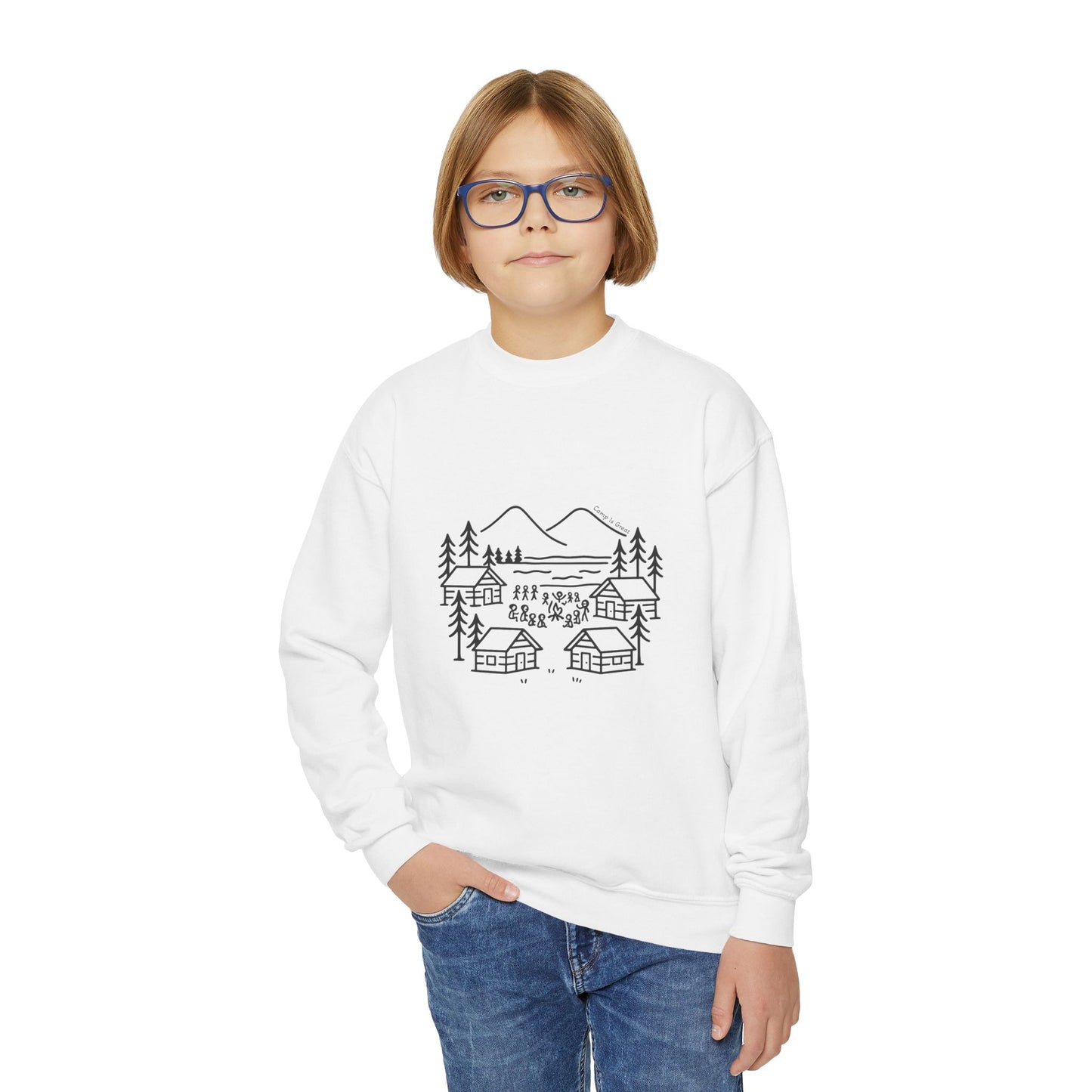 Youth Crewneck Sweatshirt Landscape