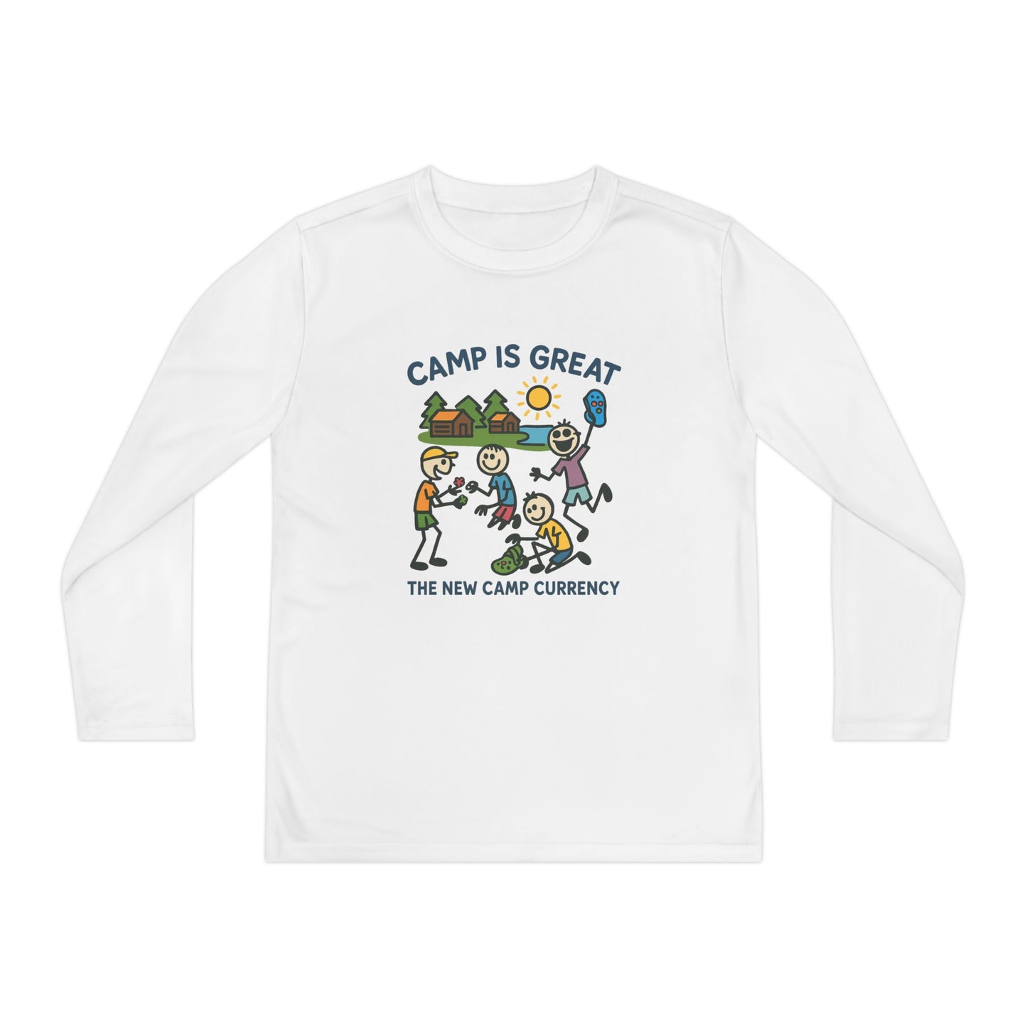 Youth Long Sleeve Competitor Tee Shoe Charms
