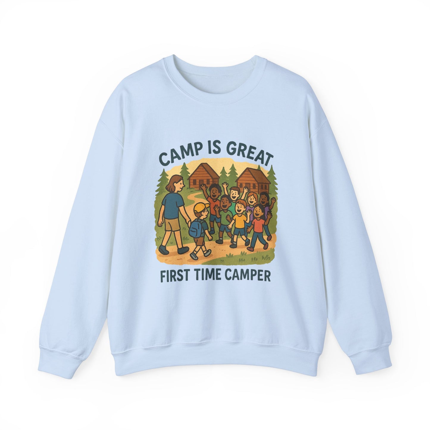 Unisex Heavy Blend™ Crewneck Sweatshirt First Time Camper