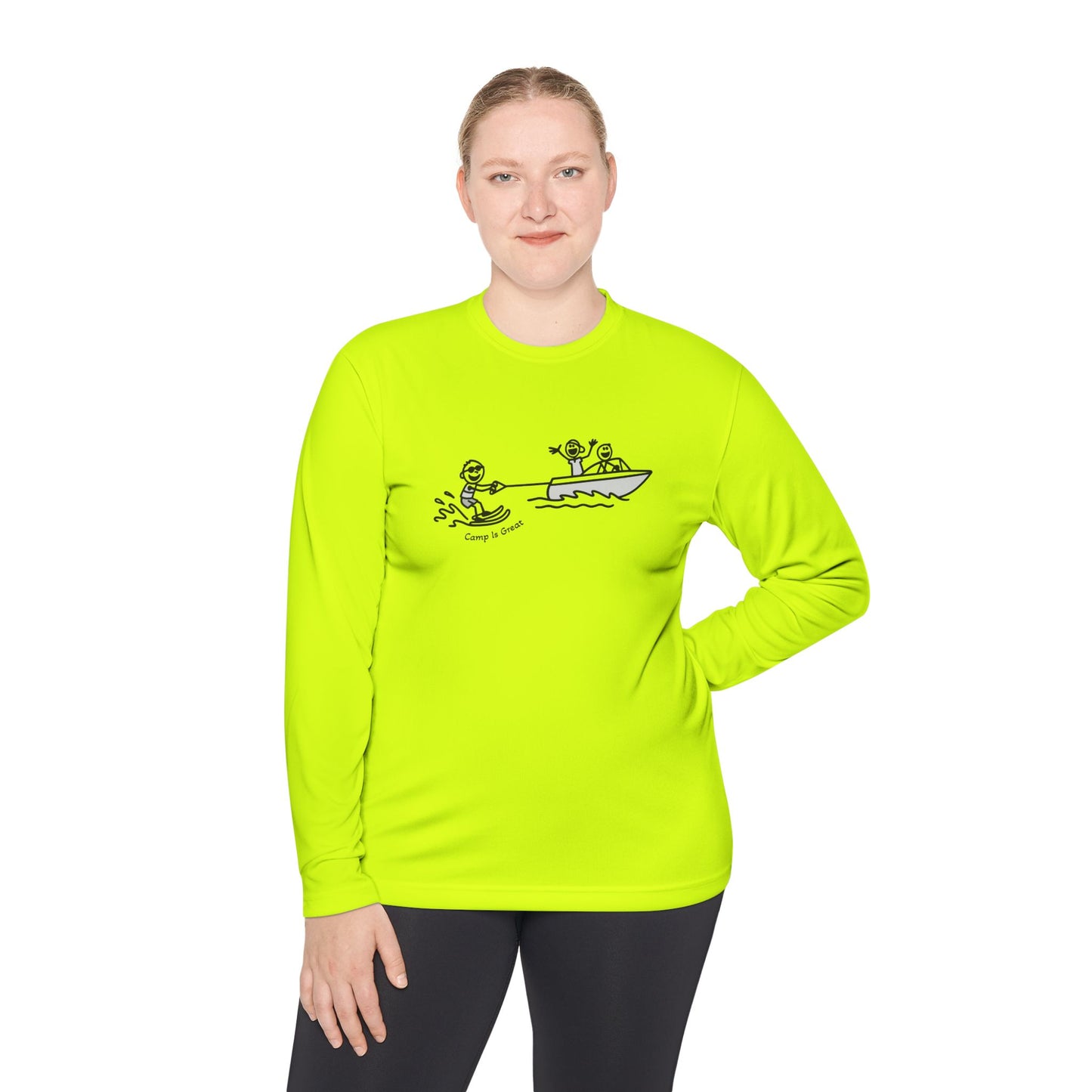 Unisex Lightweight Long Sleeve Tee Waterski