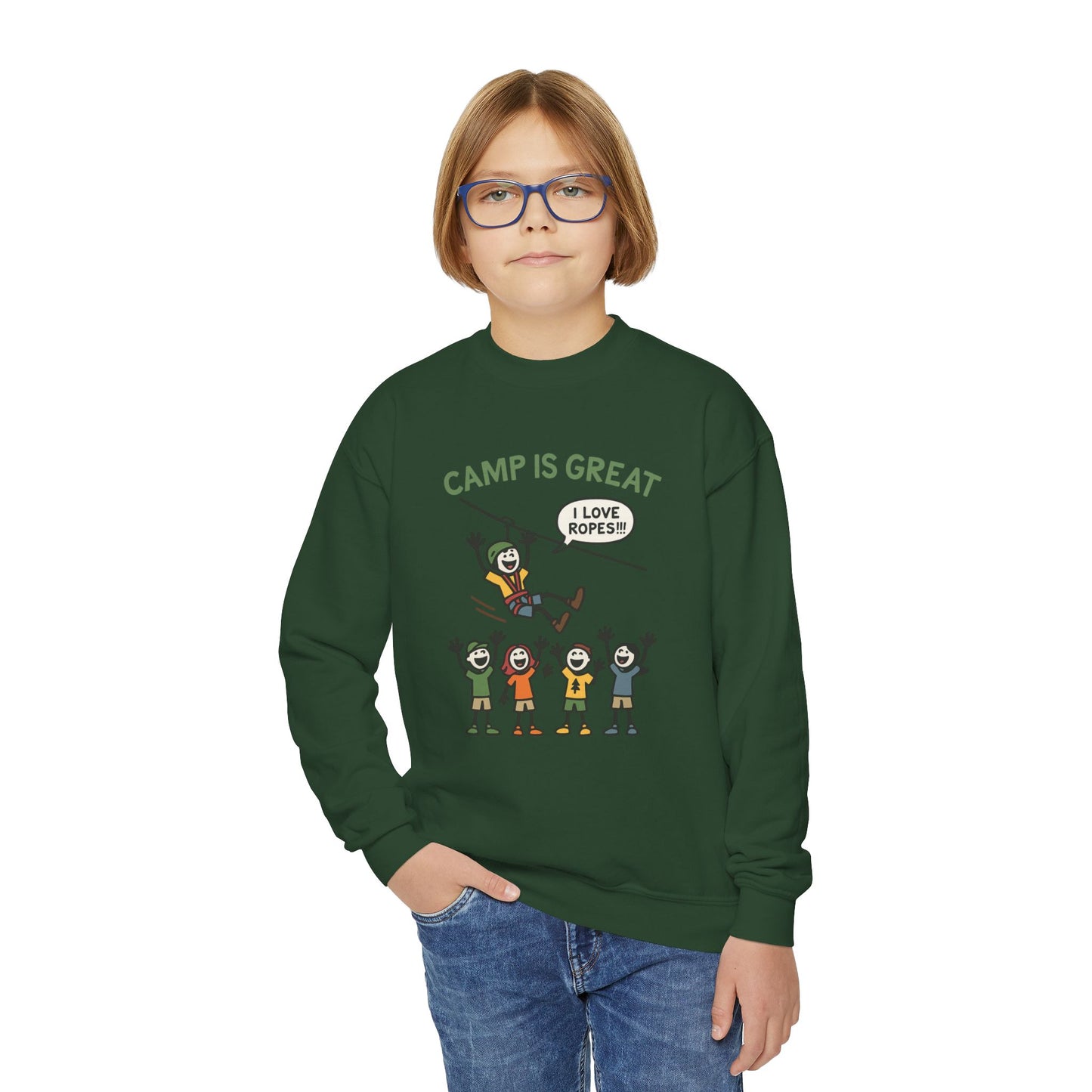 Youth Crewneck Sweatshirt Ropes