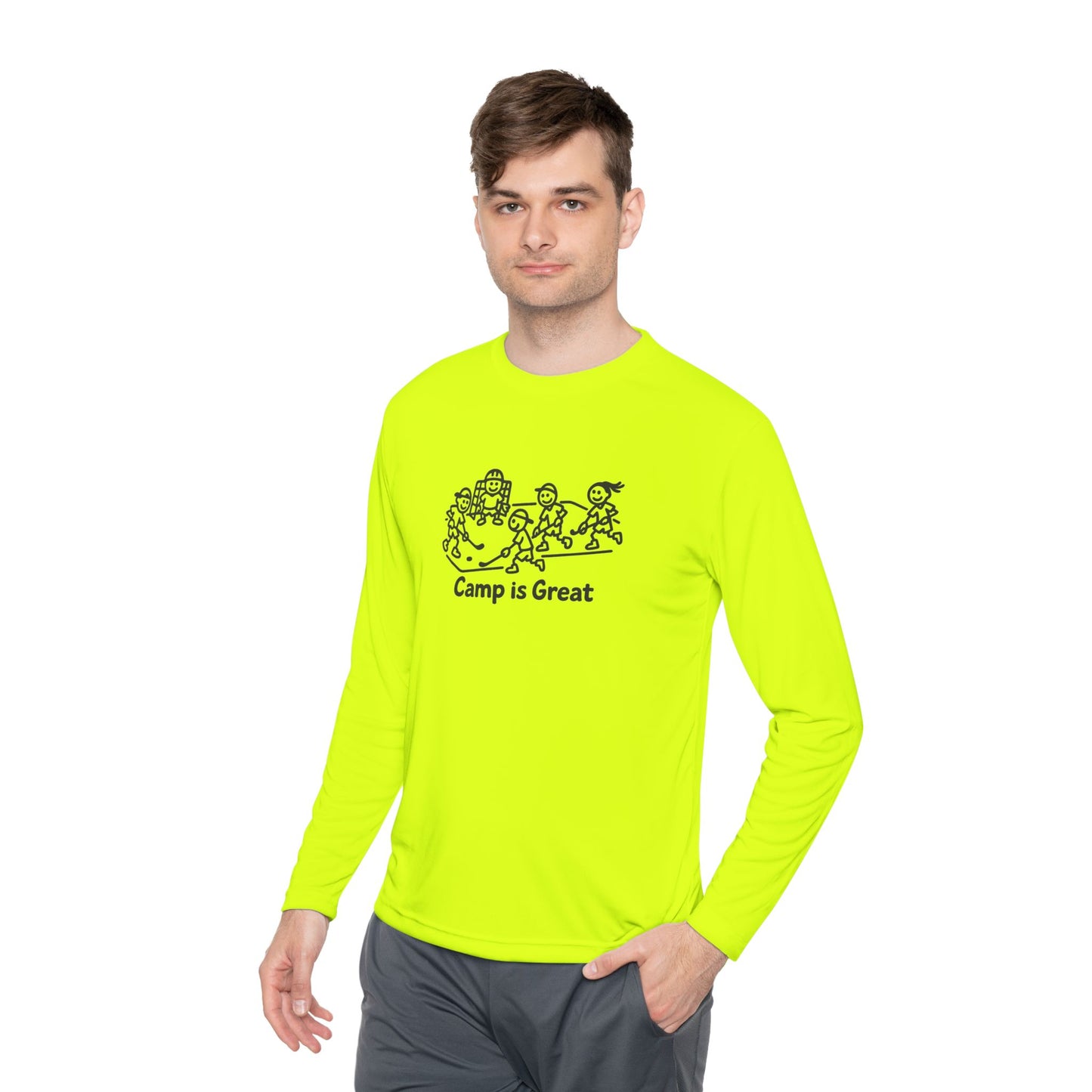 Unisex Lightweight Long Sleeve Tee Hockey