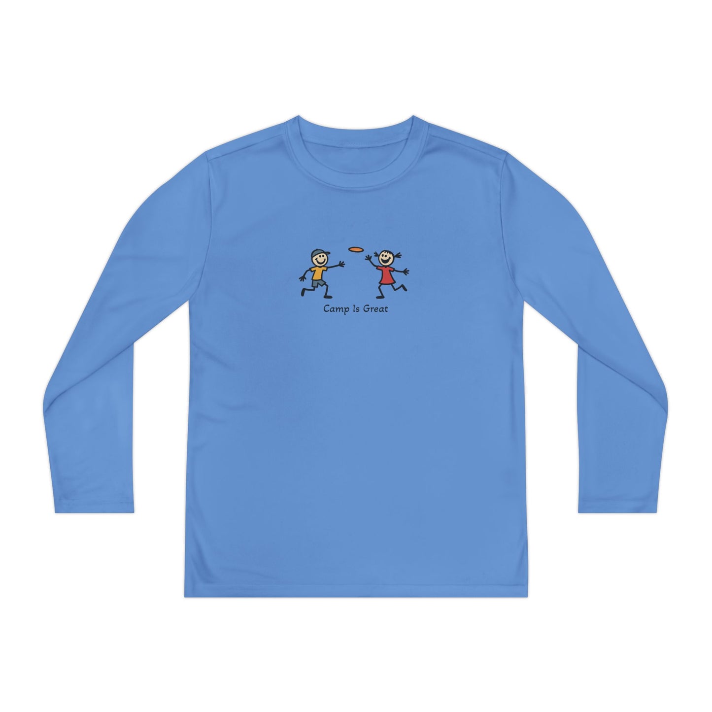 Youth Long Sleeve Competitor Tee Frisbee