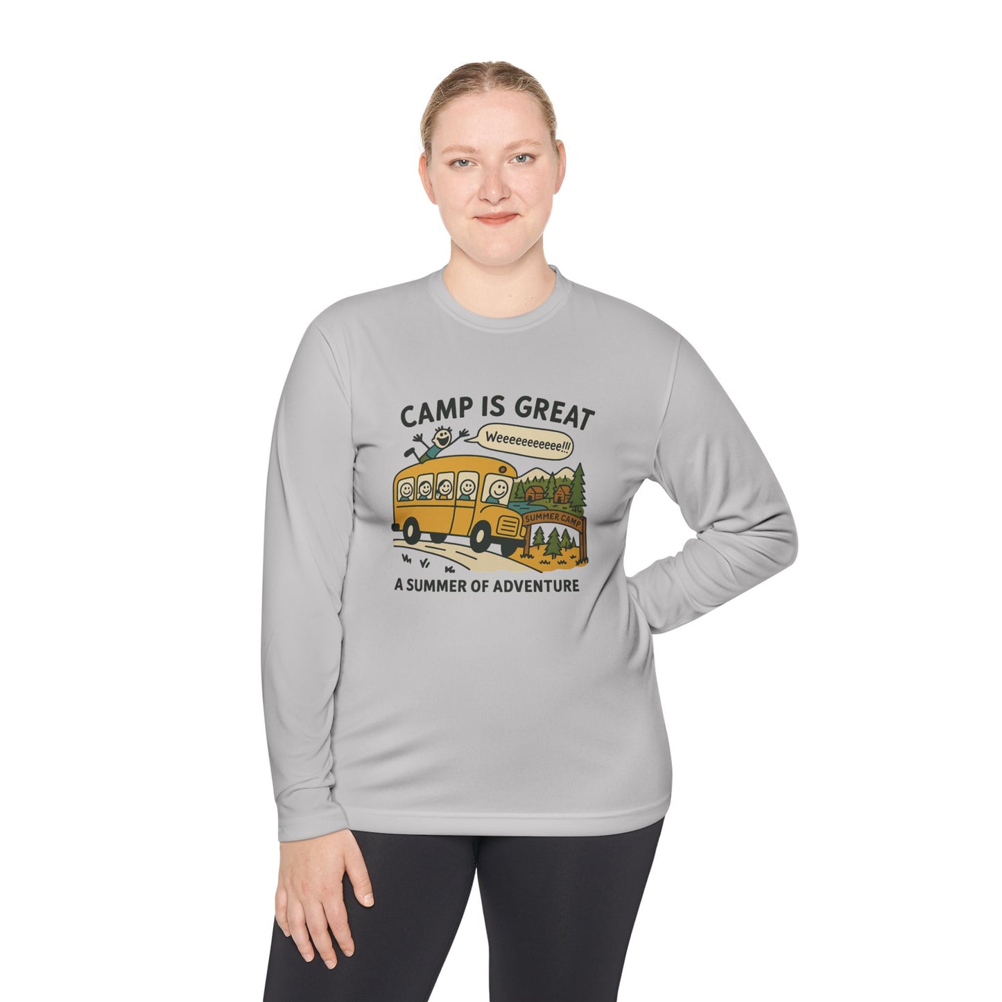 Unisex Lightweight Long Sleeve Tee Bus