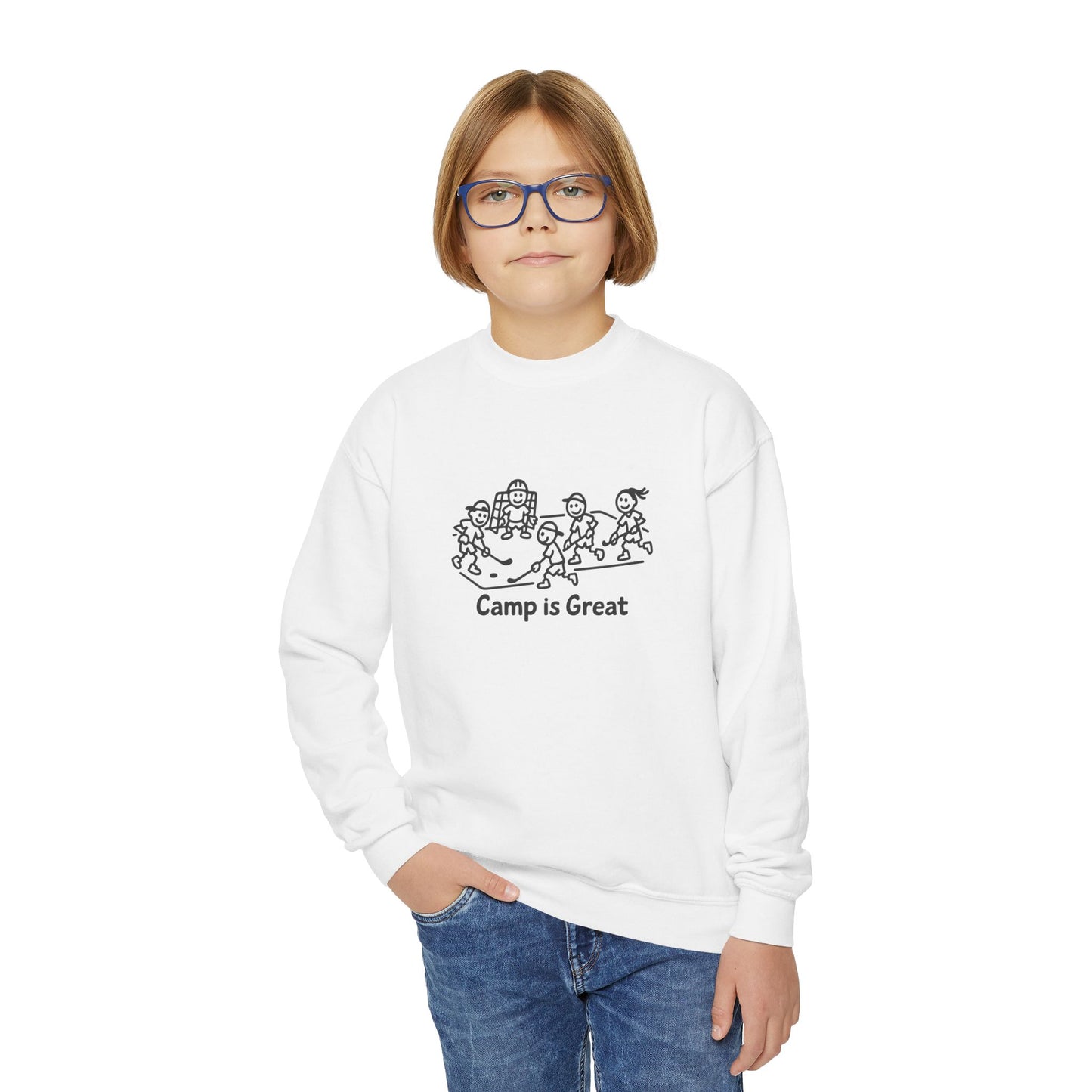 Youth Crewneck Sweatshirt Hockey