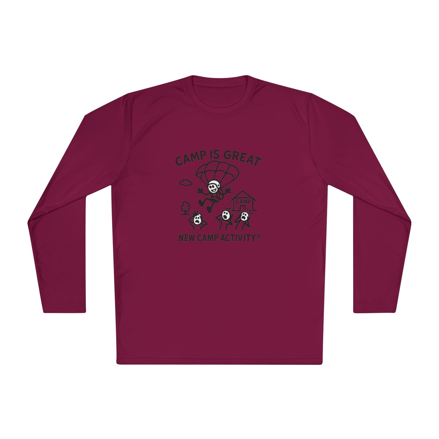 Unisex Lightweight Long Sleeve Tee Skydiving