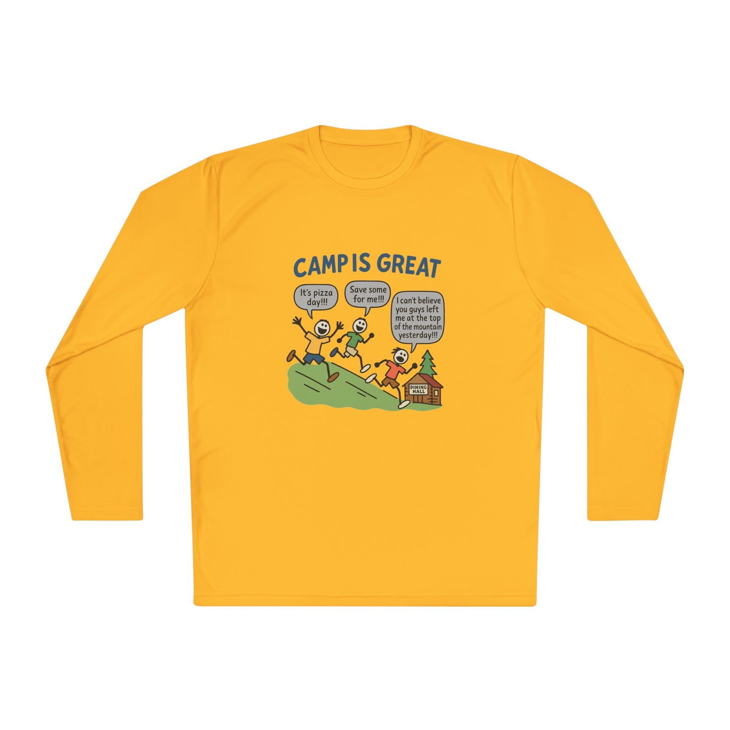 Unisex Lightweight Long Sleeve Tee Pizza Day