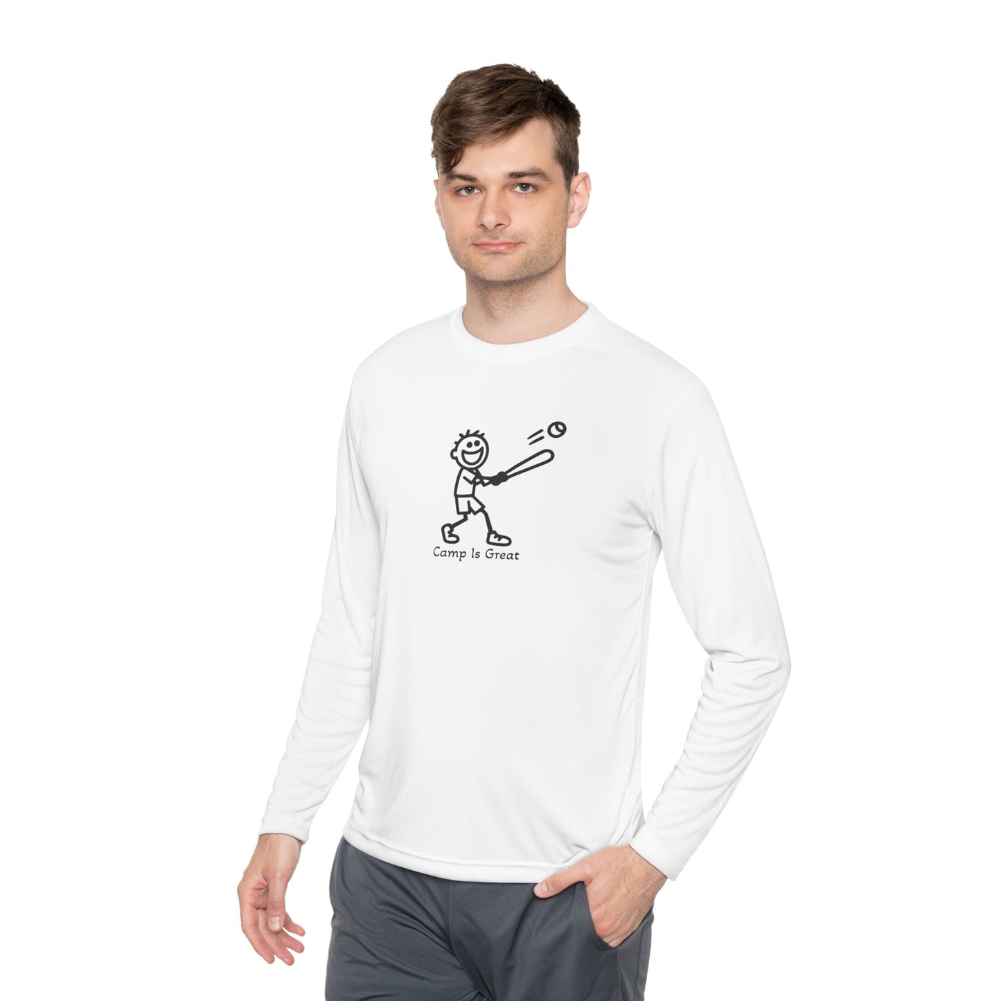 Unisex Lightweight Long Sleeve Tee Baseball