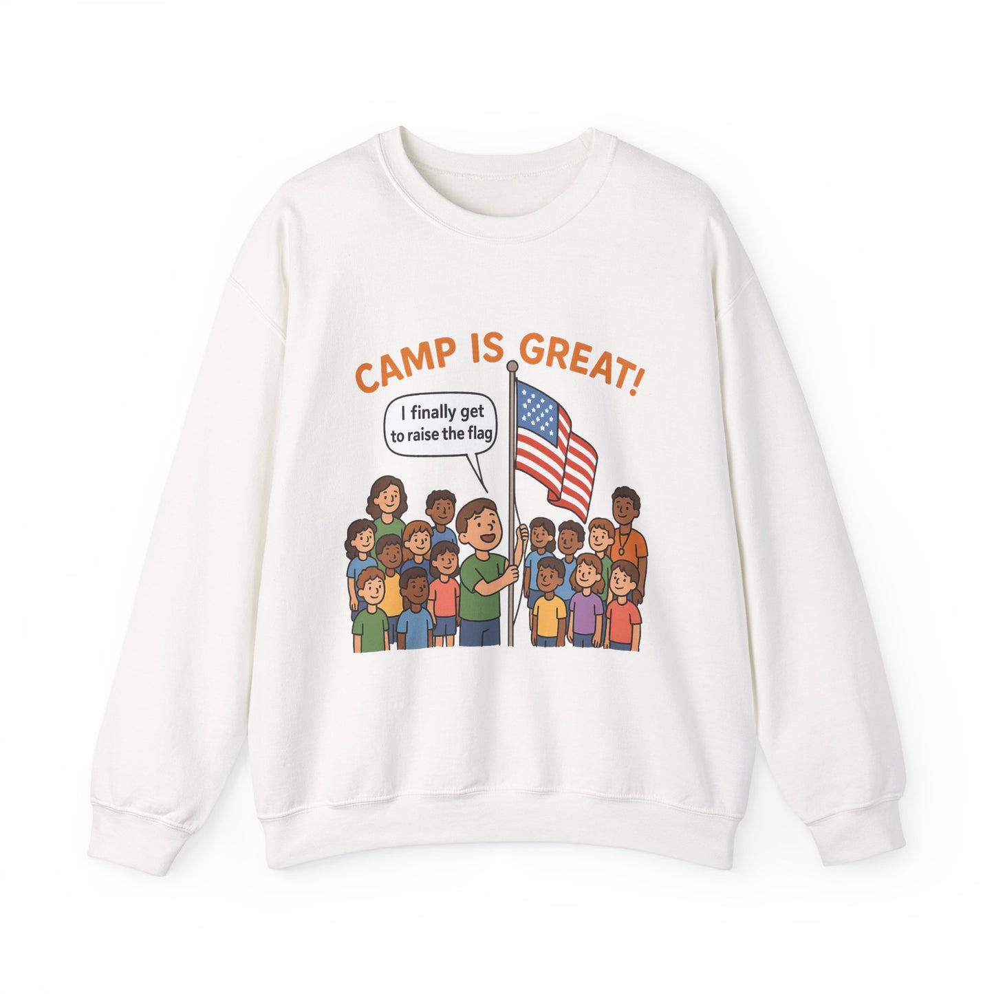 Unisex Heavy Blend™ Crewneck Sweatshirt Flag