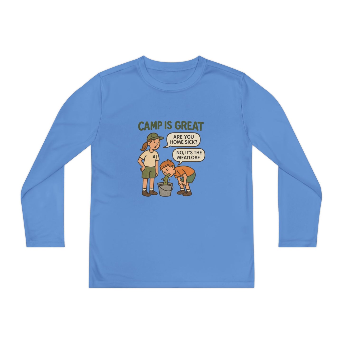 Youth Long Sleeve Competitor Tee Meatloaf