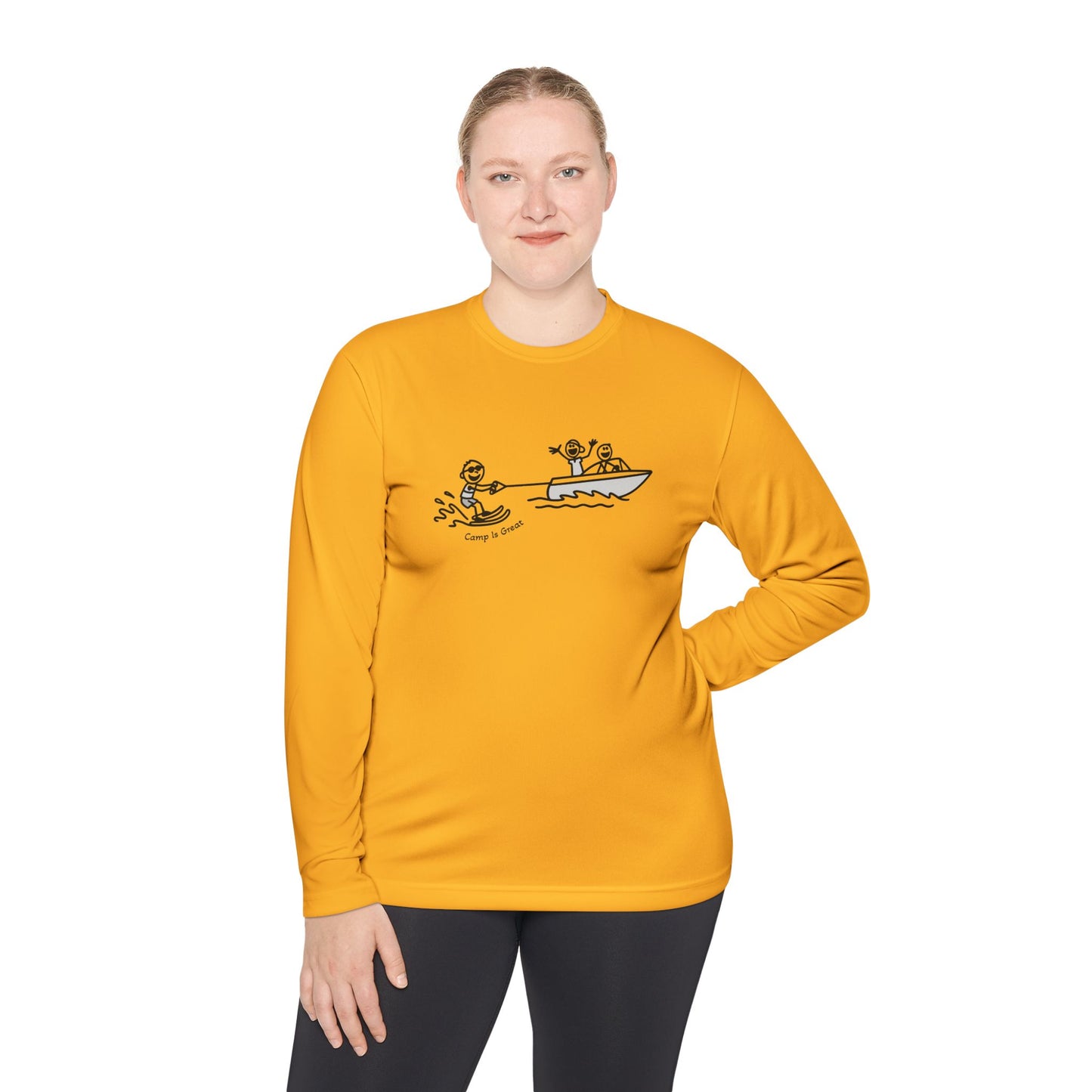 Unisex Lightweight Long Sleeve Tee Waterski