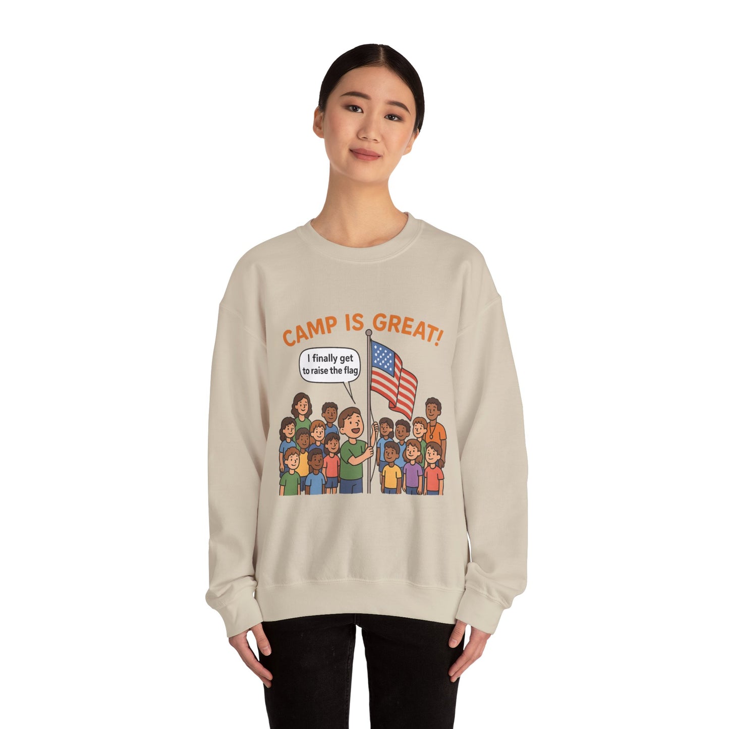 Unisex Heavy Blend™ Crewneck Sweatshirt Flag