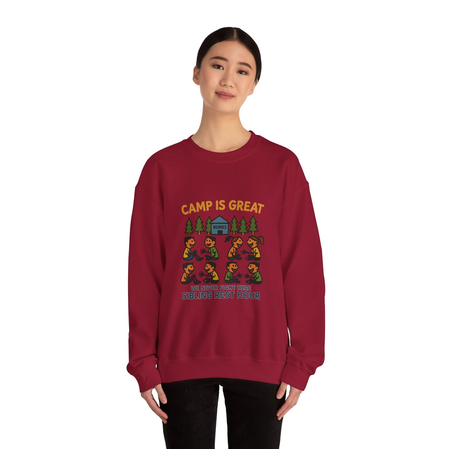 Unisex Heavy Blend™ Crewneck Sweatshirt Sibling Rest Hour