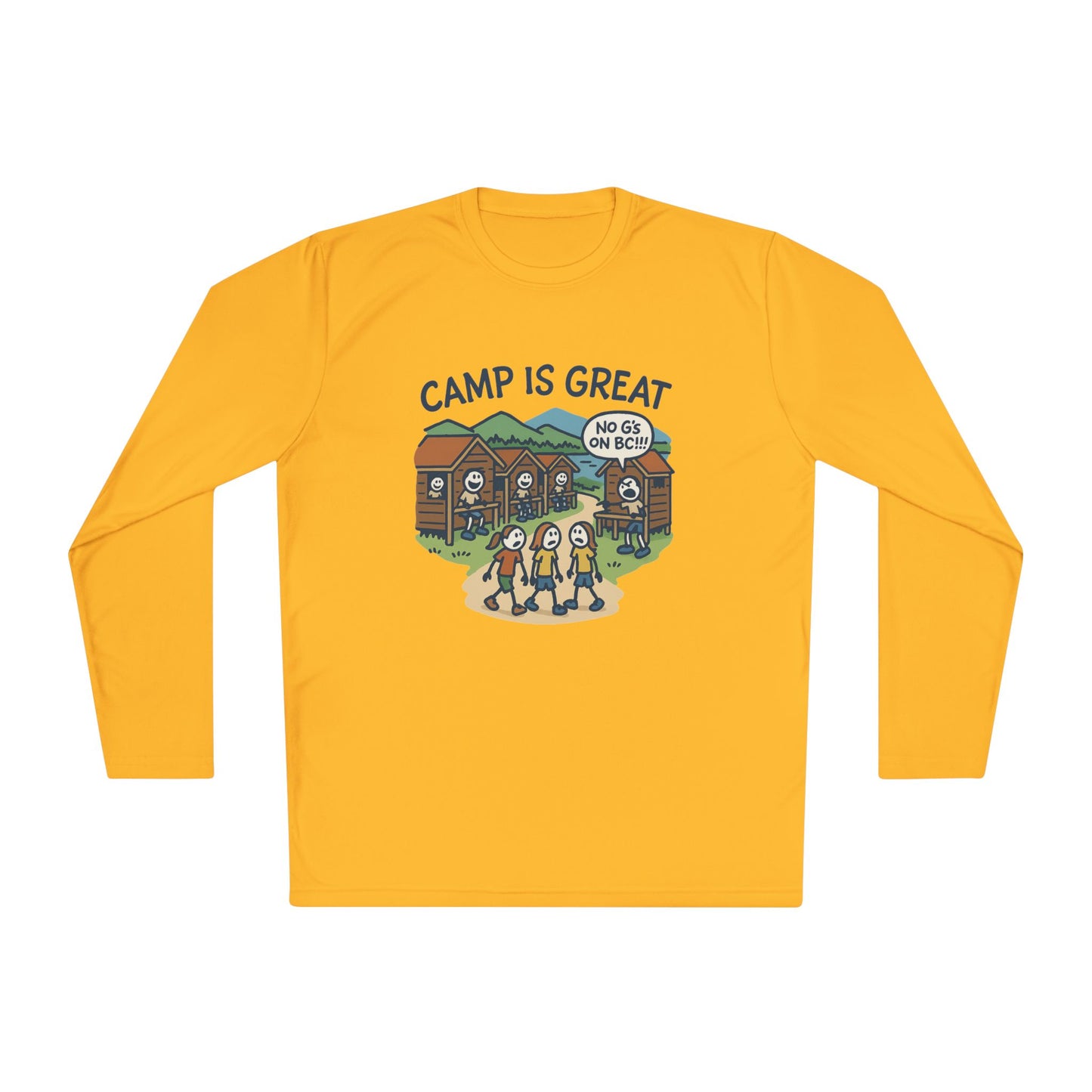 Unisex Lightweight Long Sleeve Tee No G's on BC