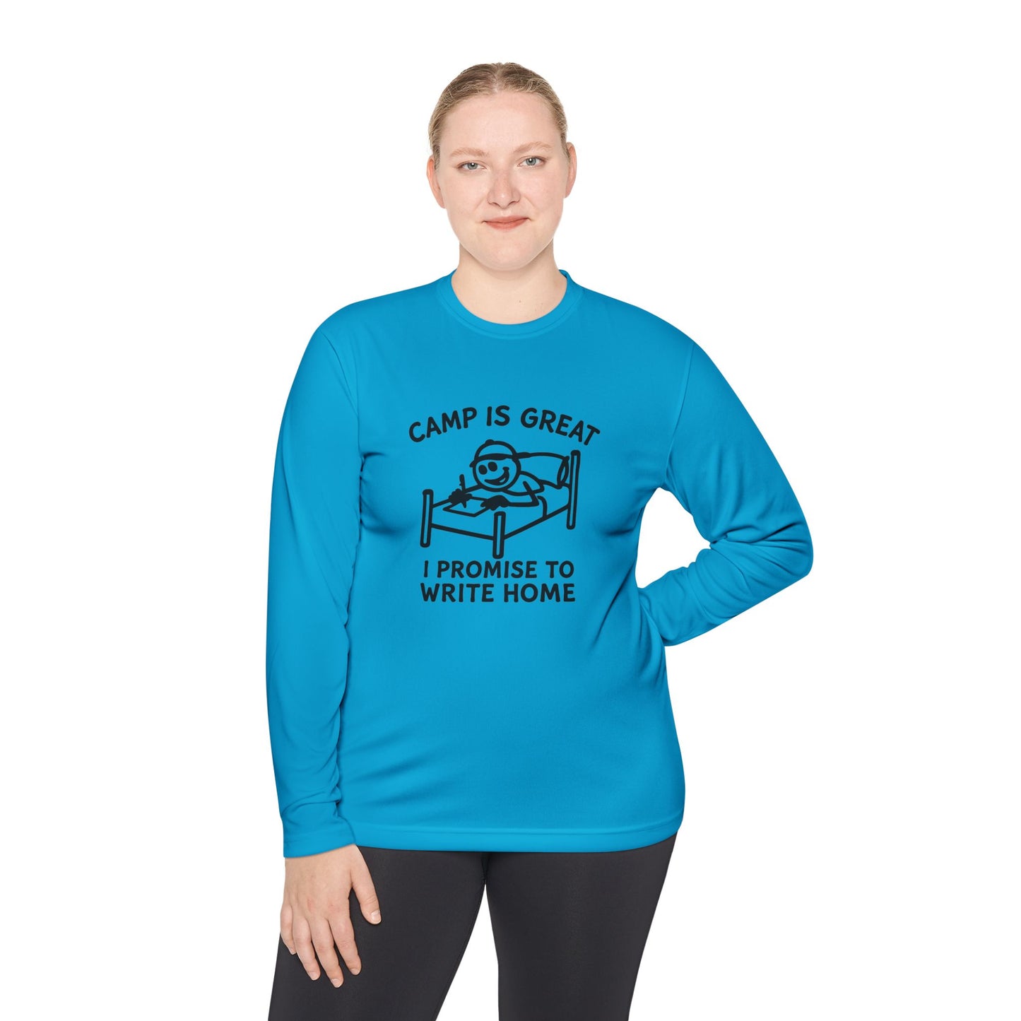 Unisex Lightweight Long Sleeve Tee Write Home