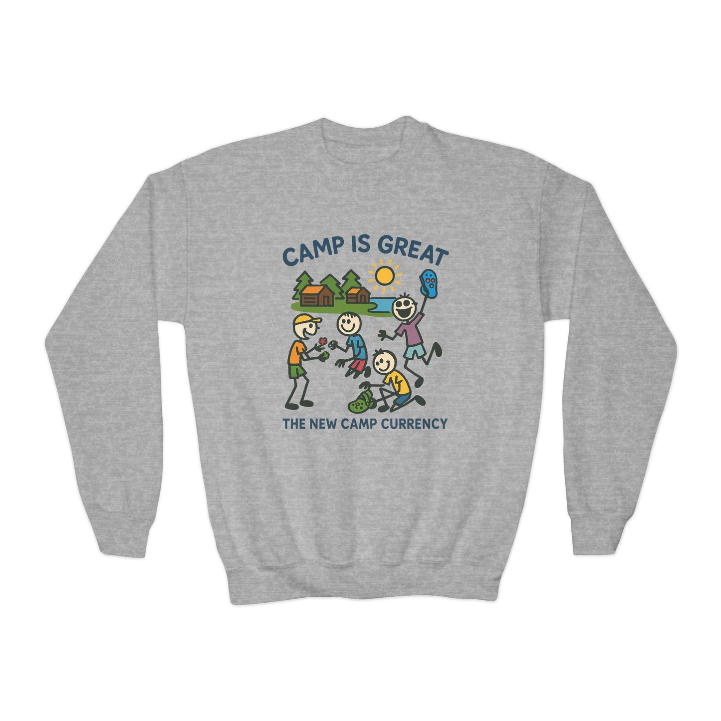 Youth Crewneck Sweatshirt Shoe Charms