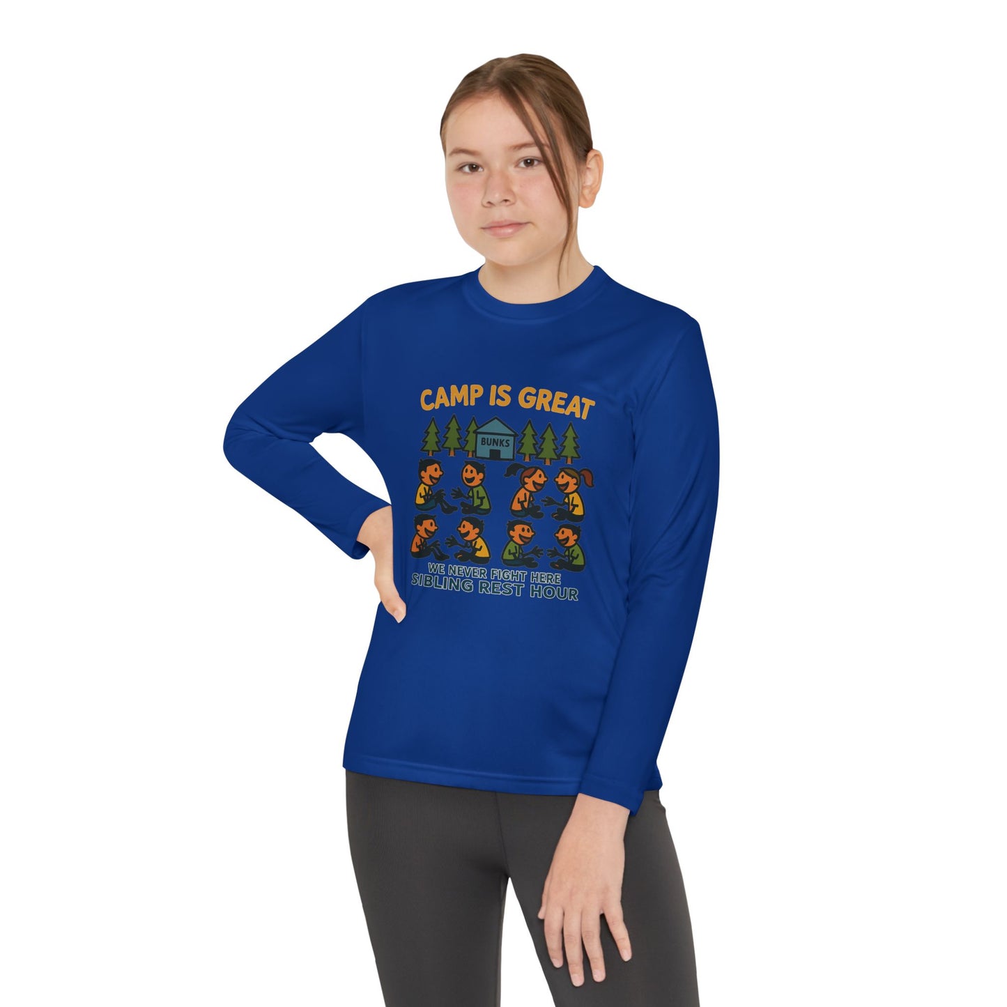 Youth Long Sleeve Competitor Tee Sibling Rest Hour