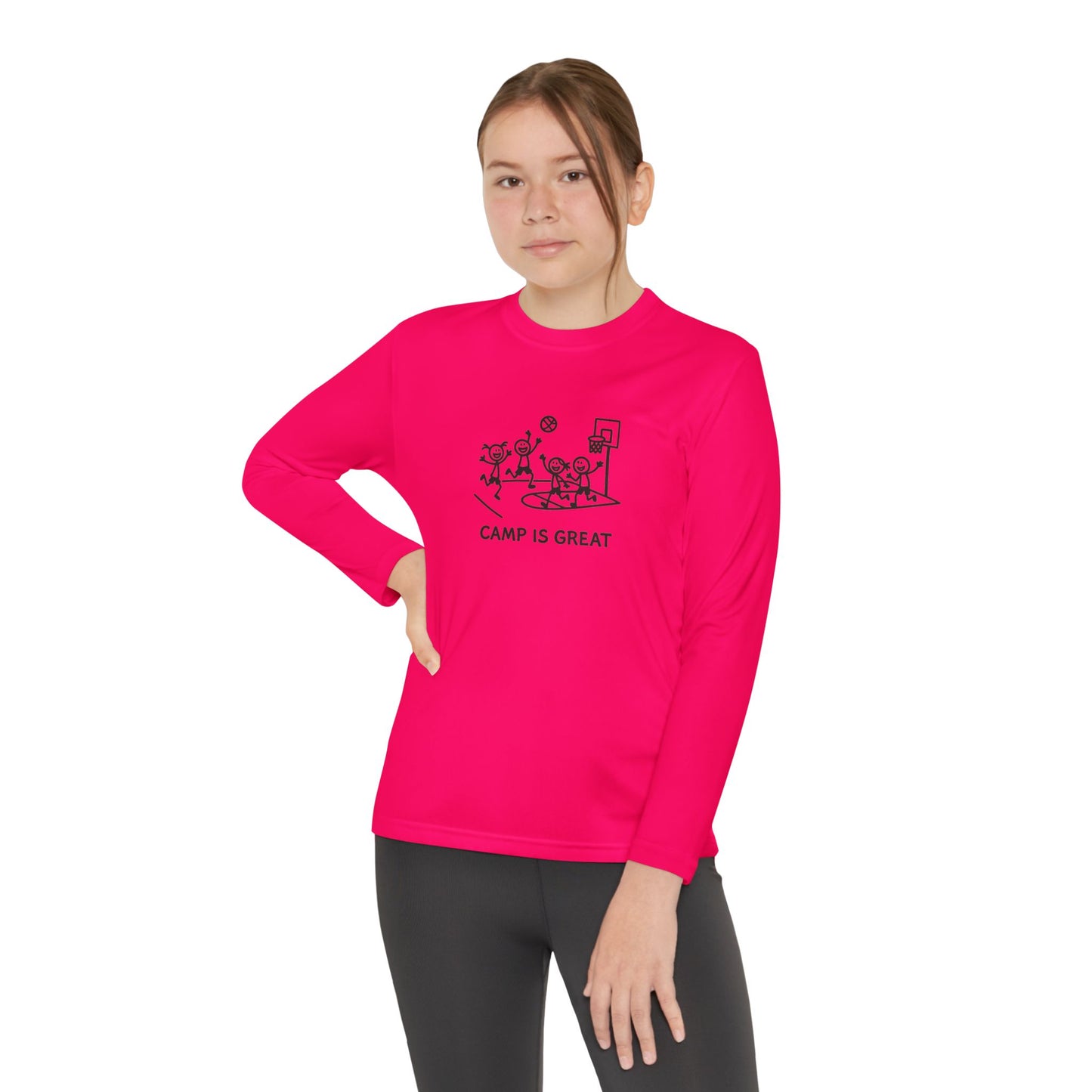 Youth Long Sleeve Competitor Tee Basketball