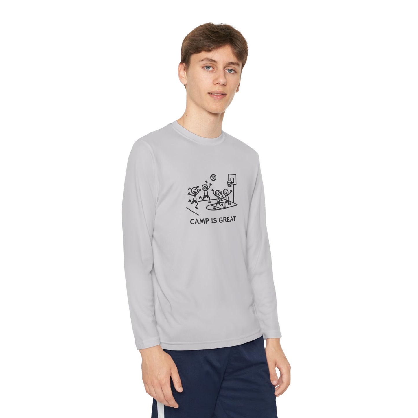 Youth Long Sleeve Competitor Tee Basketball