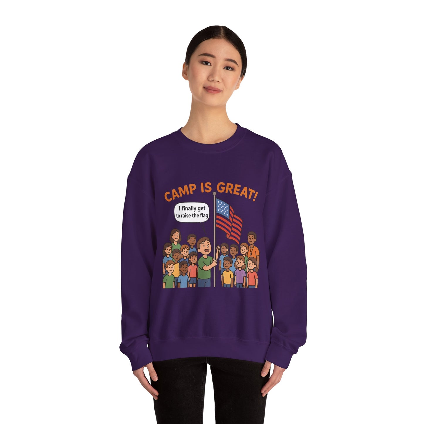 Unisex Heavy Blend™ Crewneck Sweatshirt Flag
