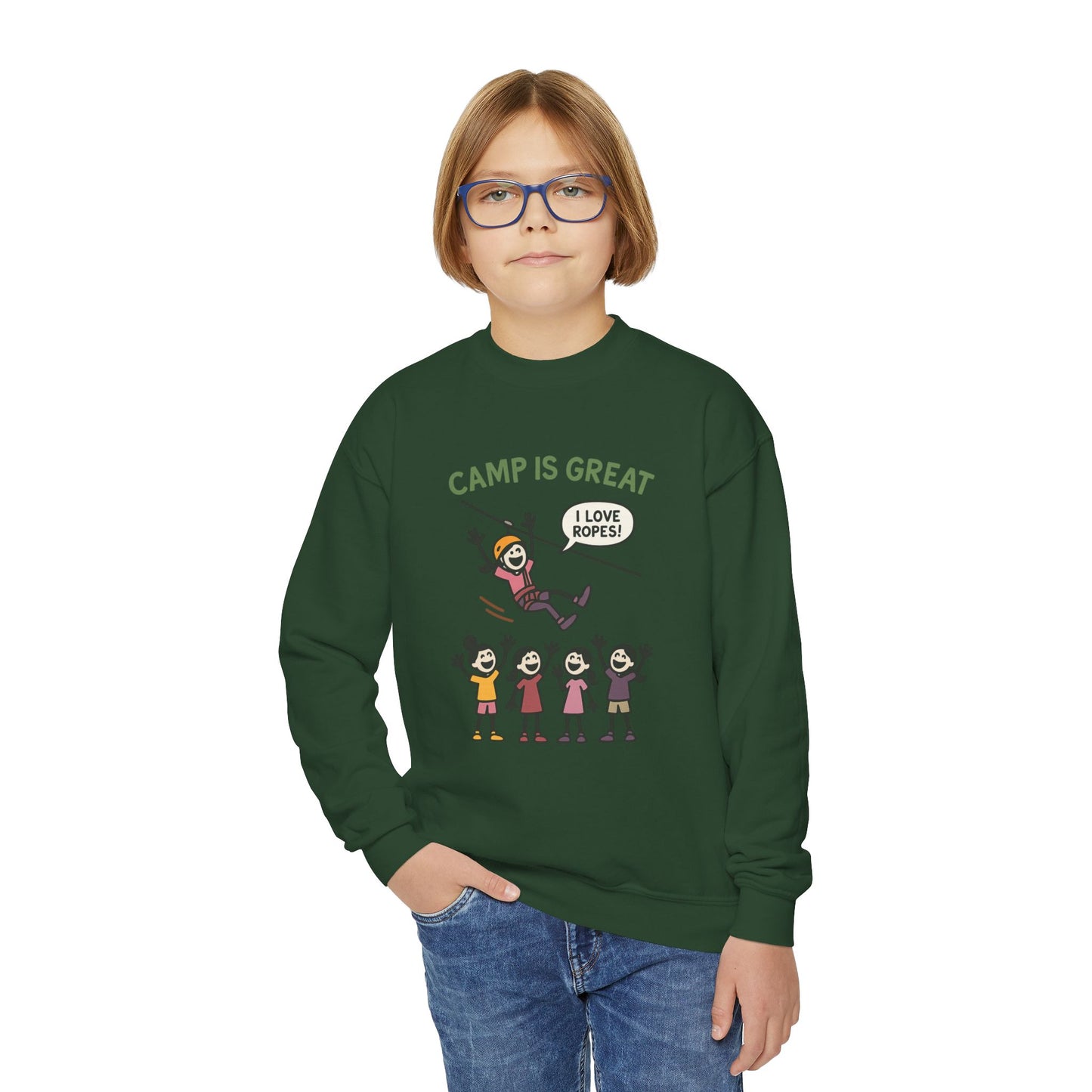 Youth Crewneck Sweatshirt Ropes
