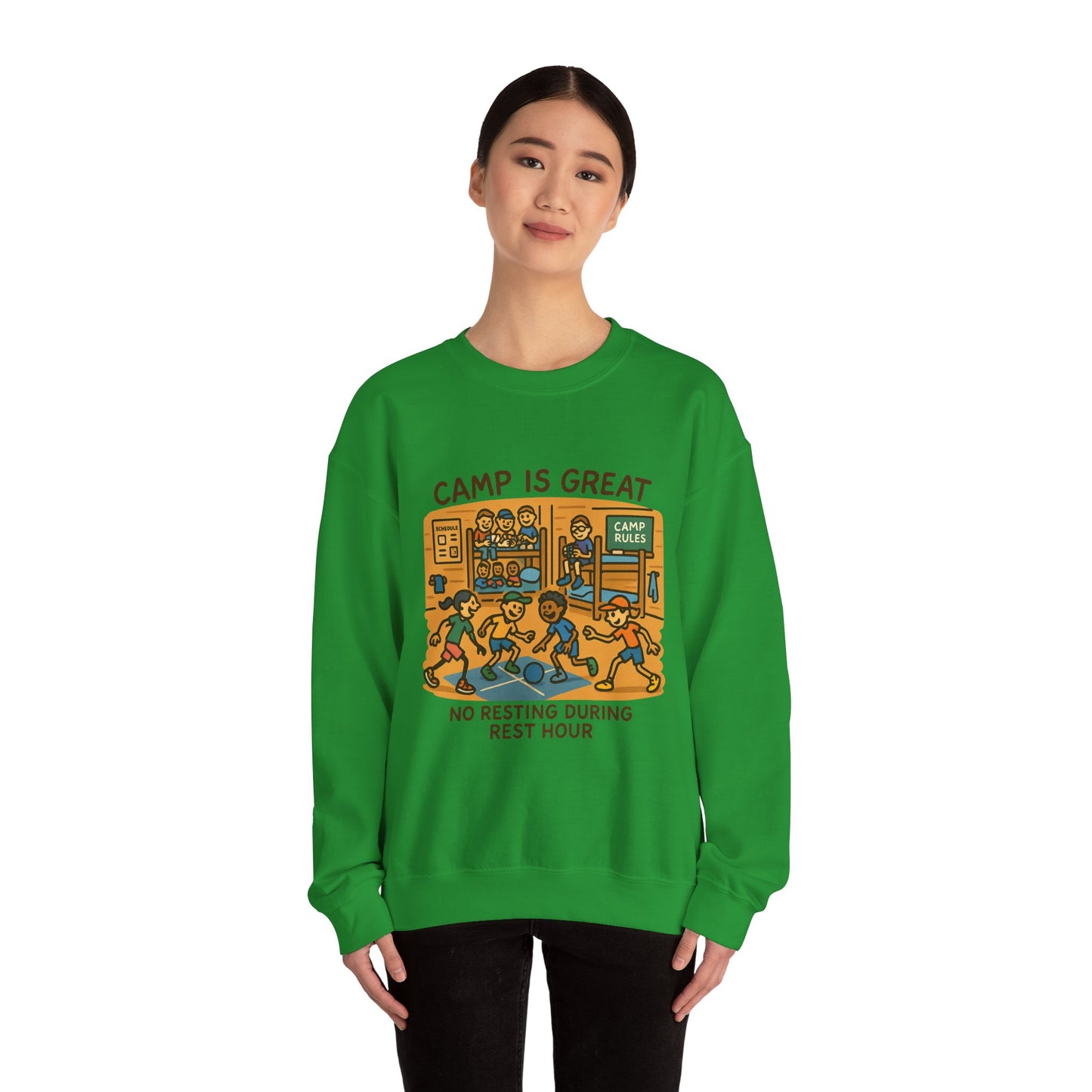 Unisex Heavy Blend™ Crewneck Sweatshirt Rest Hour