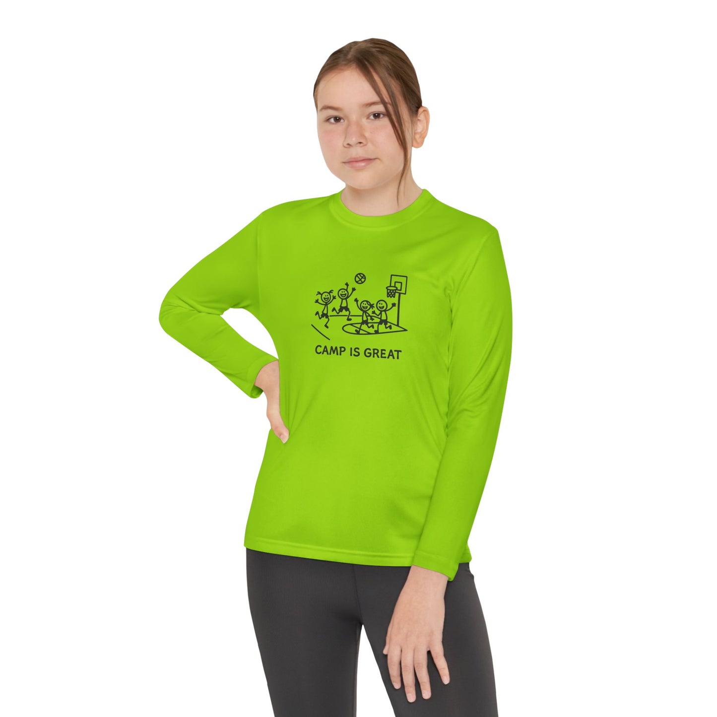 Youth Long Sleeve Competitor Tee Basketball