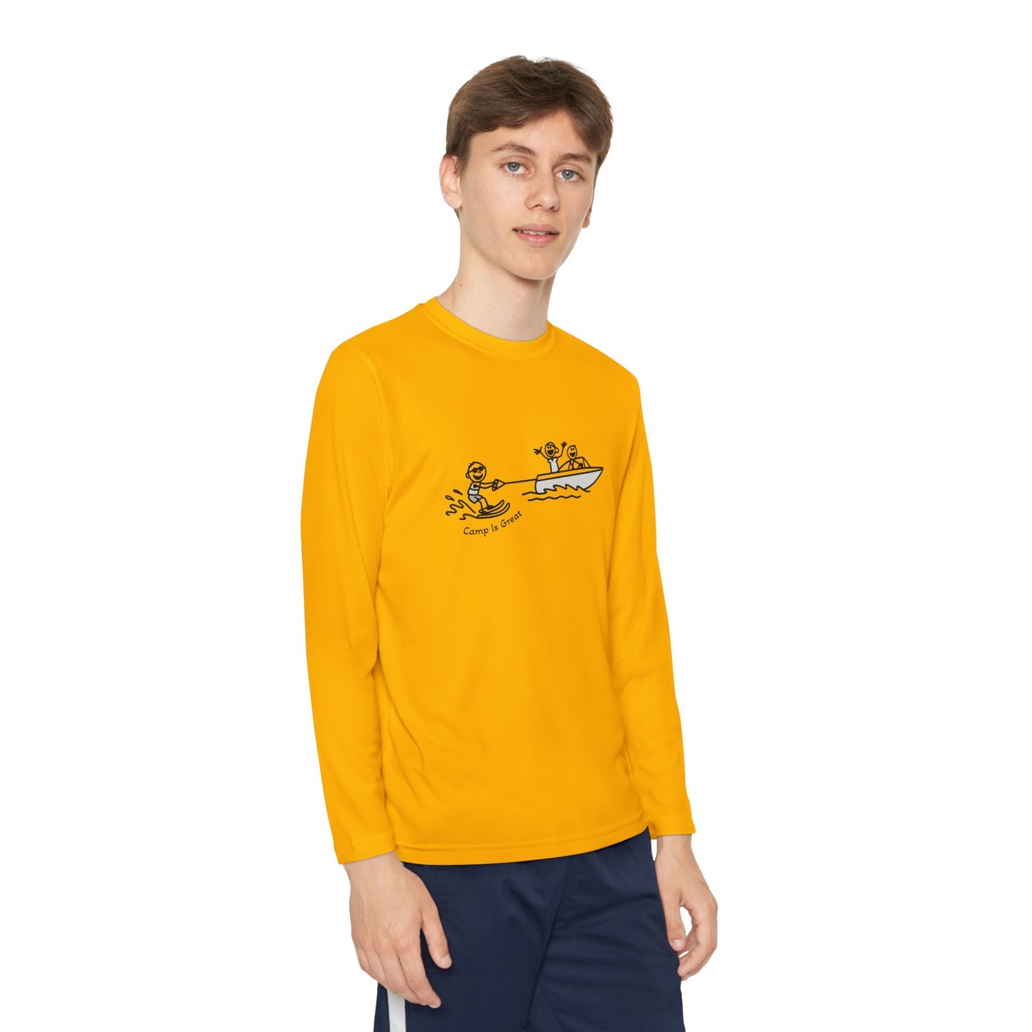 Youth Long Sleeve Competitor Tee Waterski