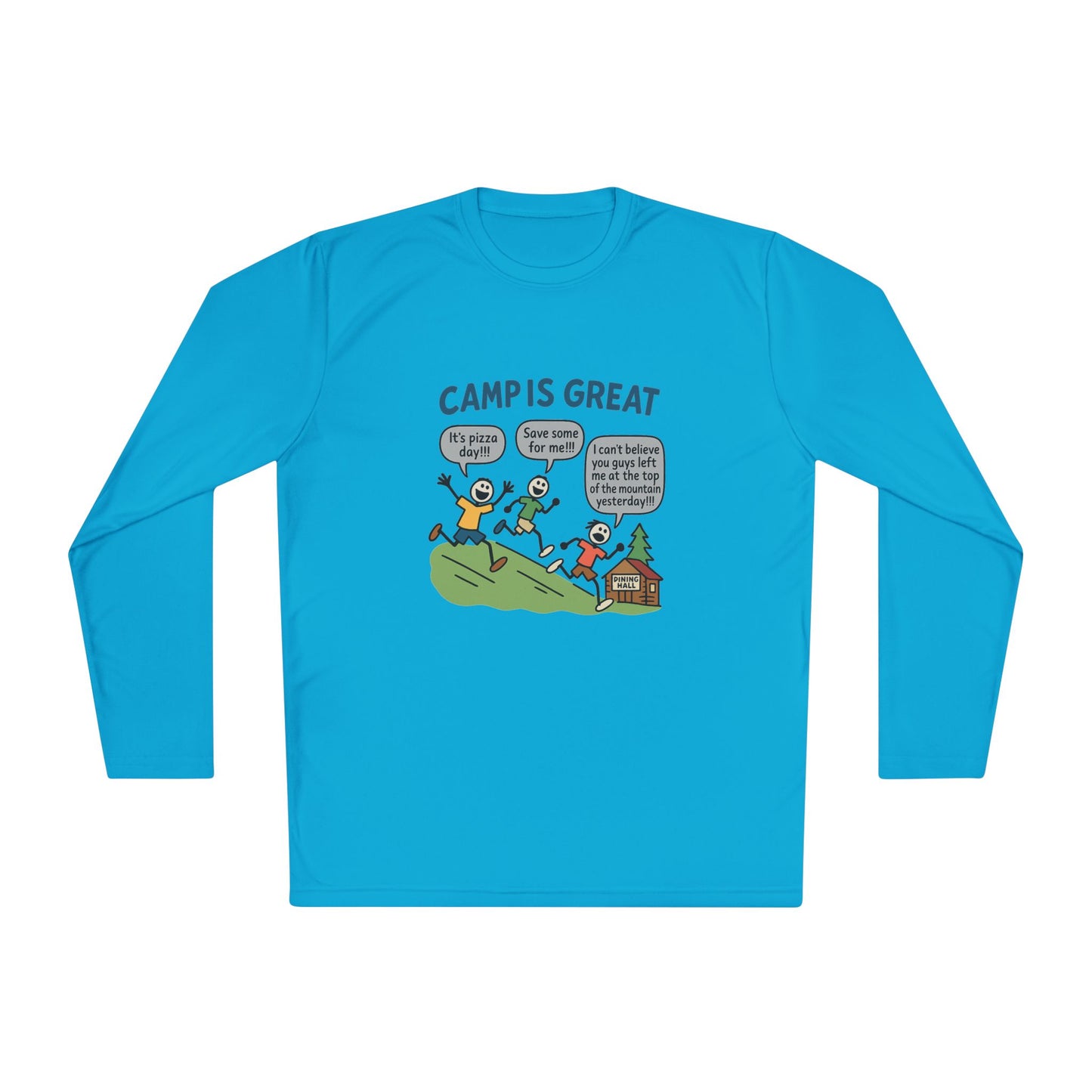 Unisex Lightweight Long Sleeve Tee Pizza Day