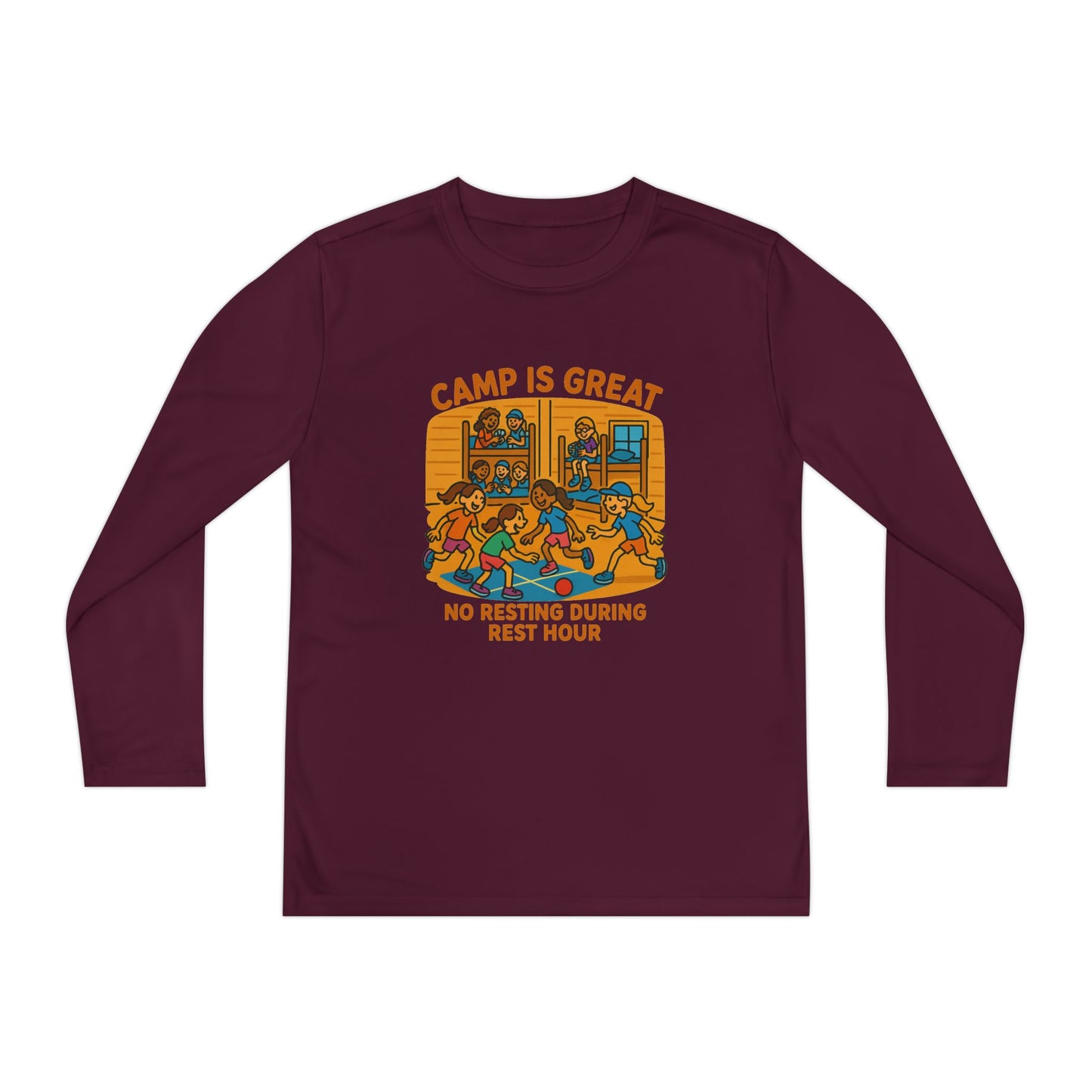 Youth Long Sleeve Competitor Tee Rest Hour