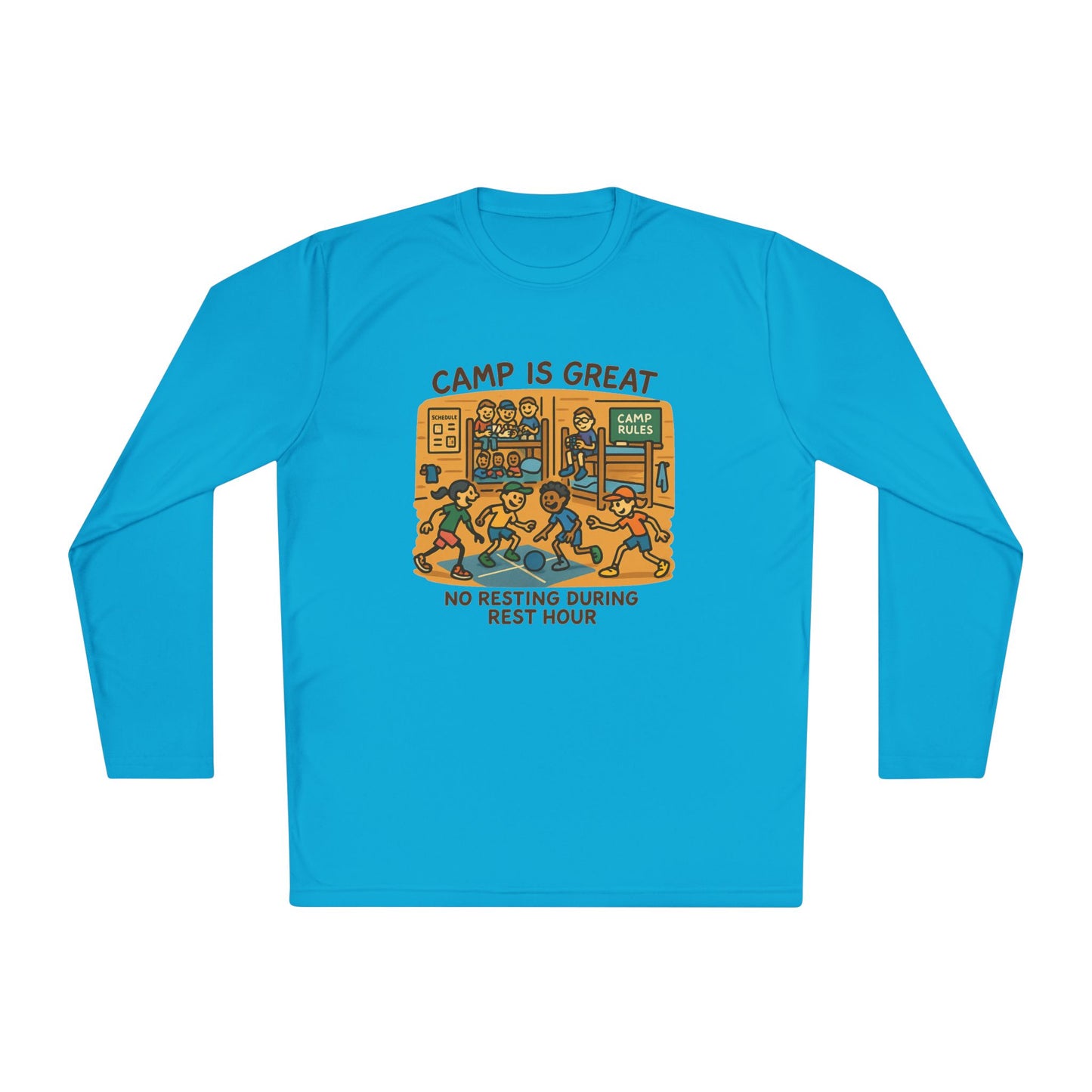Unisex Lightweight Long Sleeve Tee Rest Hour