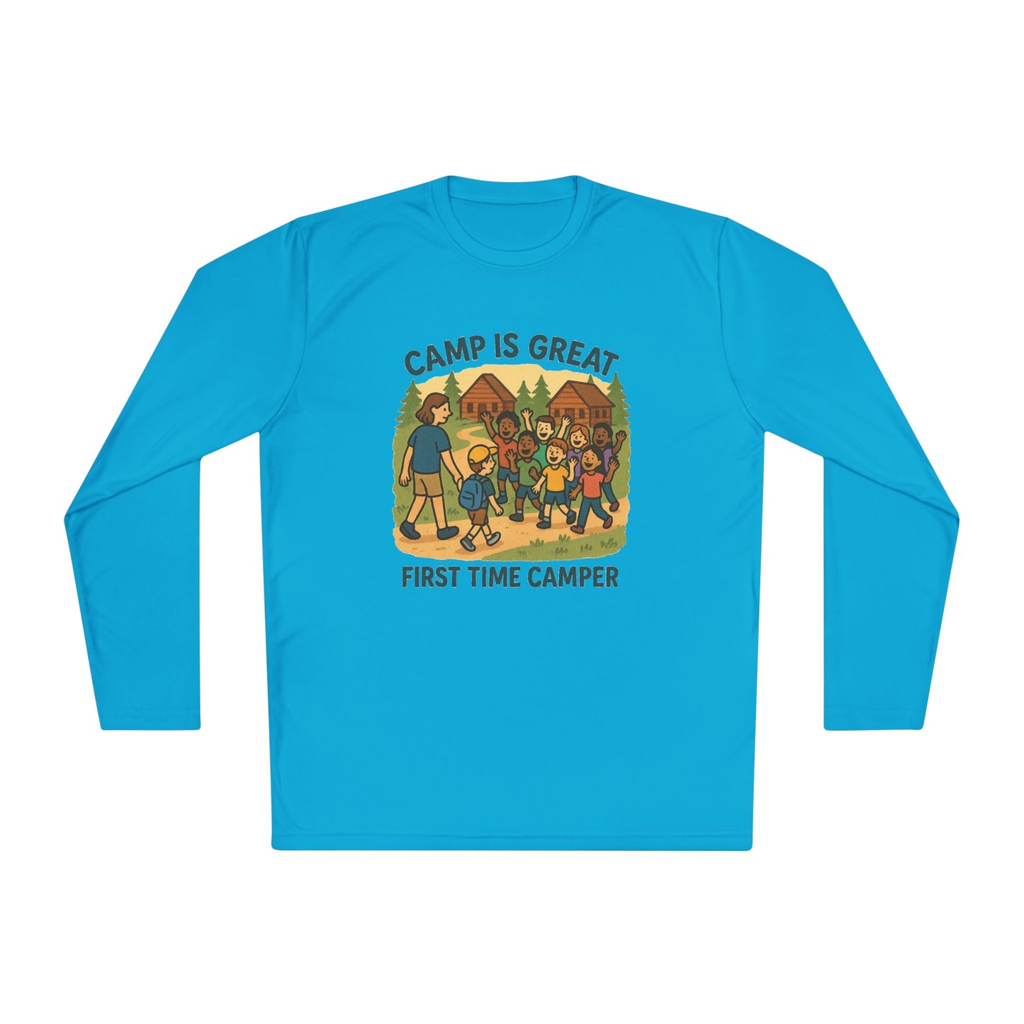 Unisex Lightweight Long Sleeve Tee First Time Camper