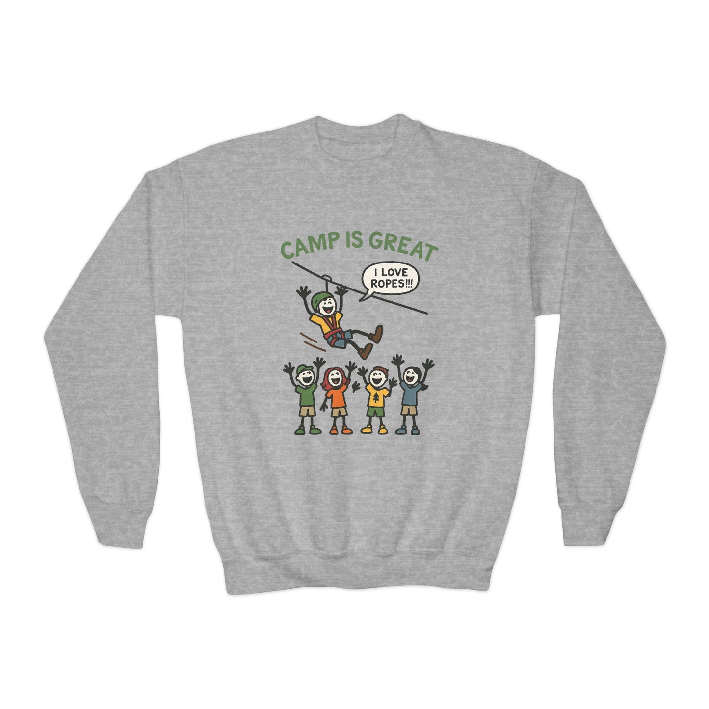 Youth Crewneck Sweatshirt Ropes