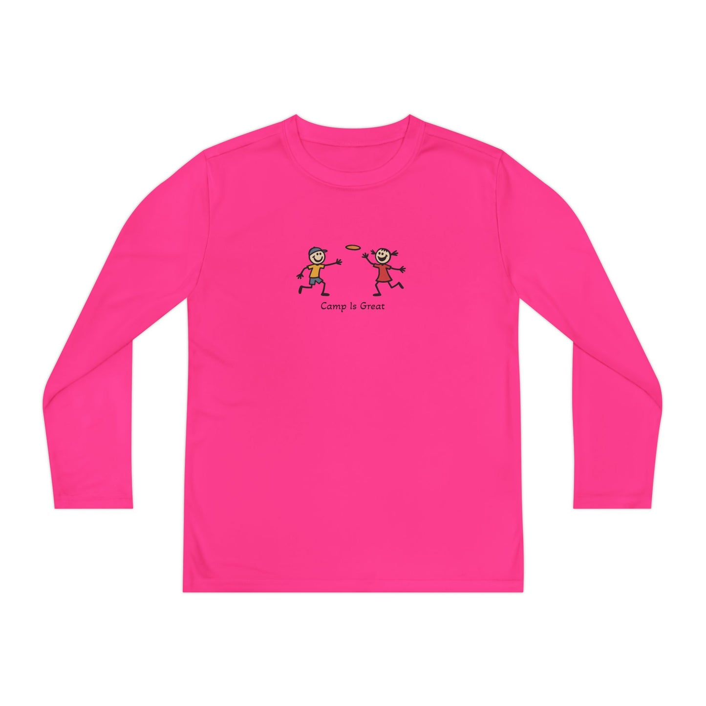 Youth Long Sleeve Competitor Tee Frisbee