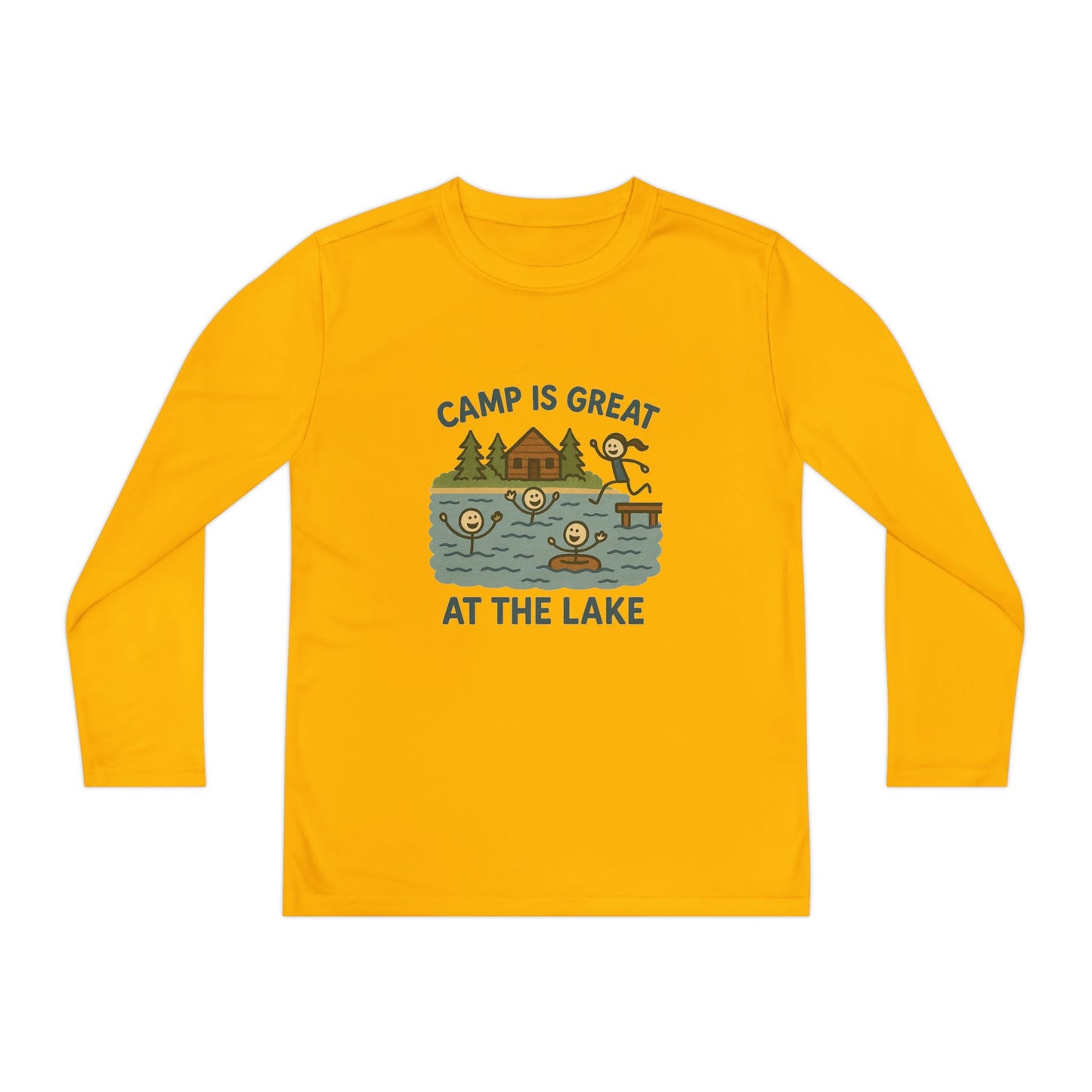 Youth Long Sleeve Competitor Tee Lake