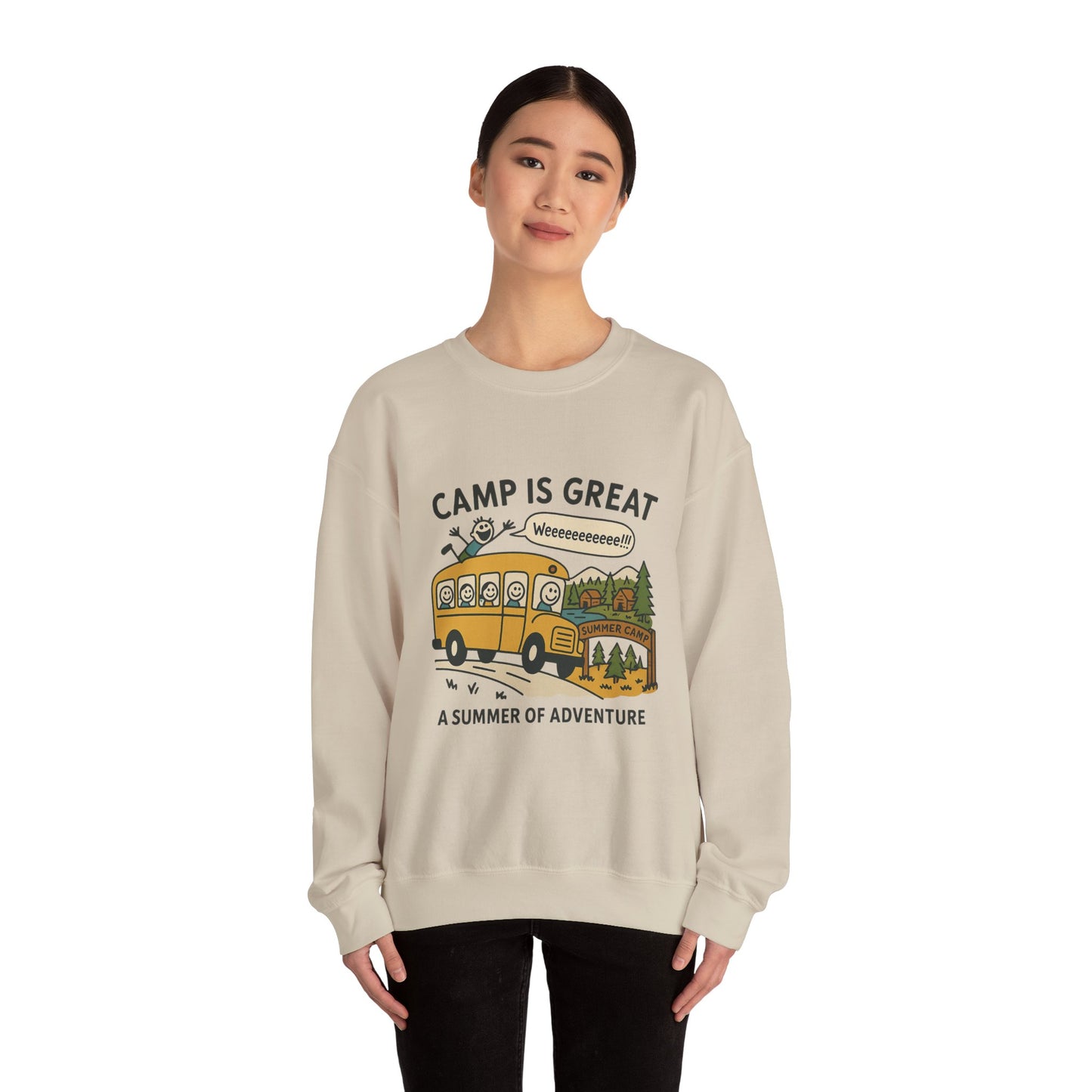 Unisex Heavy Blend™ Crewneck Sweatshirt Bus