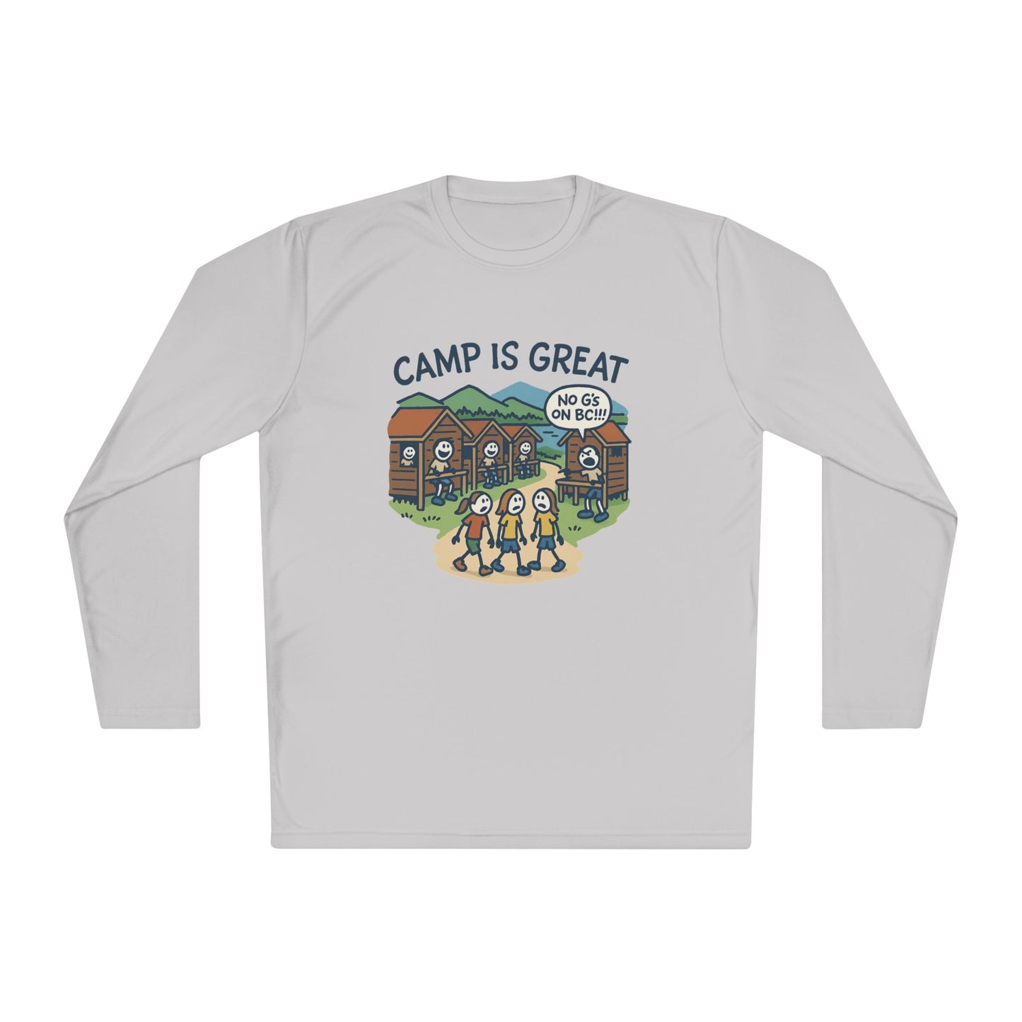 Unisex Lightweight Long Sleeve Tee No G's on BC