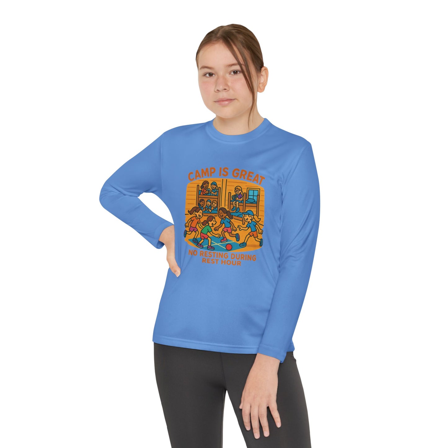 Youth Long Sleeve Competitor Tee Rest Hour