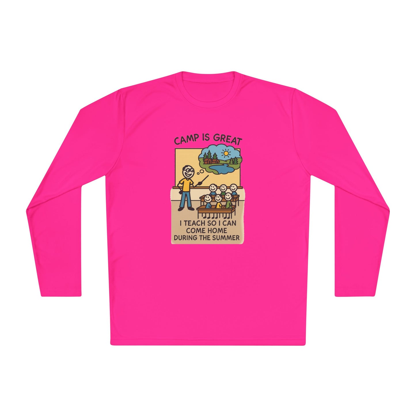 Unisex Lightweight Long Sleeve Tee Teacher